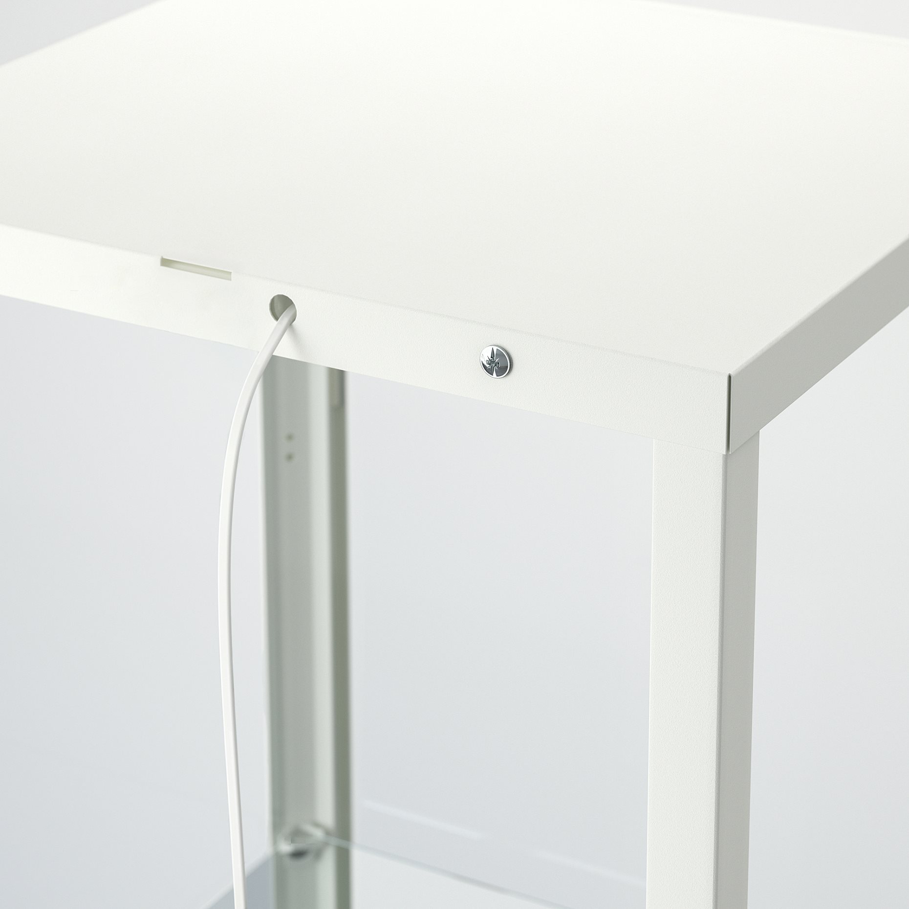 BLÅLIDEN, glass-door cabinet, 35x32x151 cm, 005.012.43