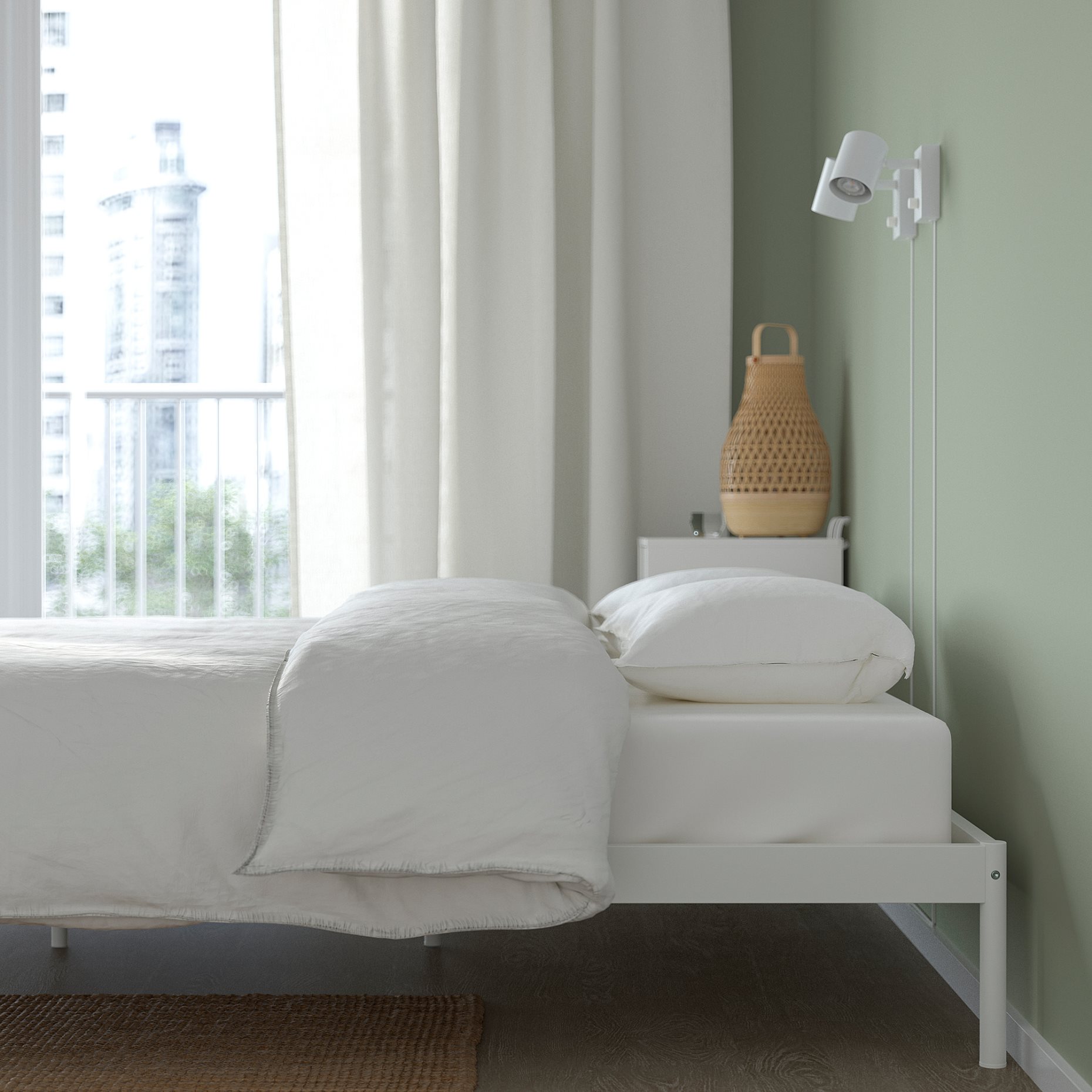 VEVELSTAD, bed frame, 140x200 cm, 005.055.28