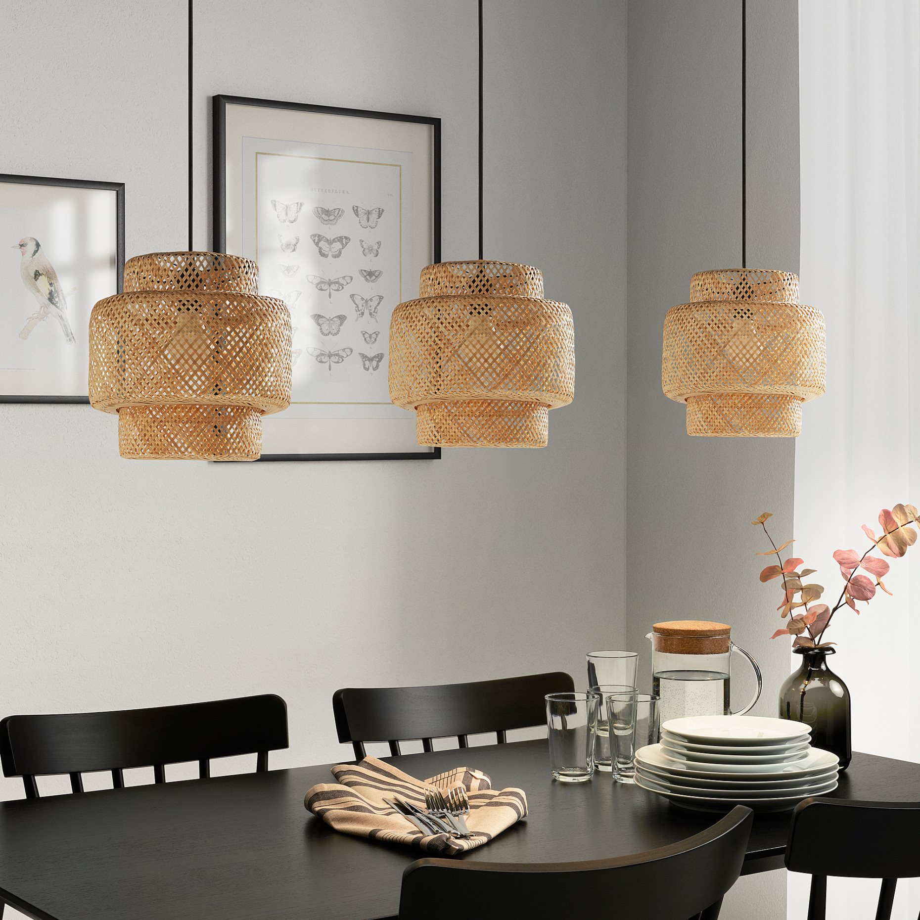SINNERLIG, pendant lamp/handmade, 27 cm, 005.085.36