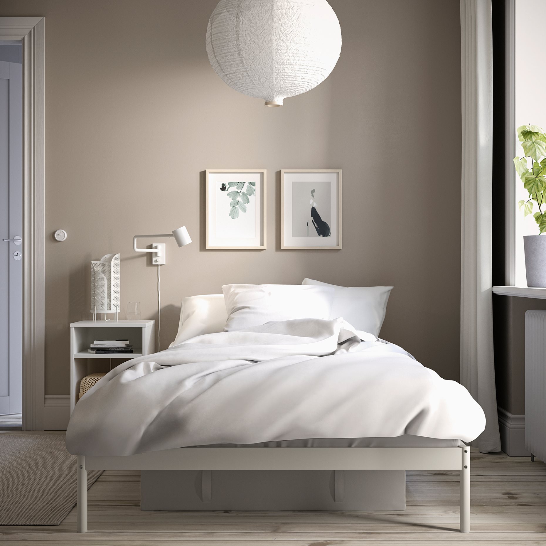 VEVELSTAD, bed frame, 120x200 cm, 005.182.72