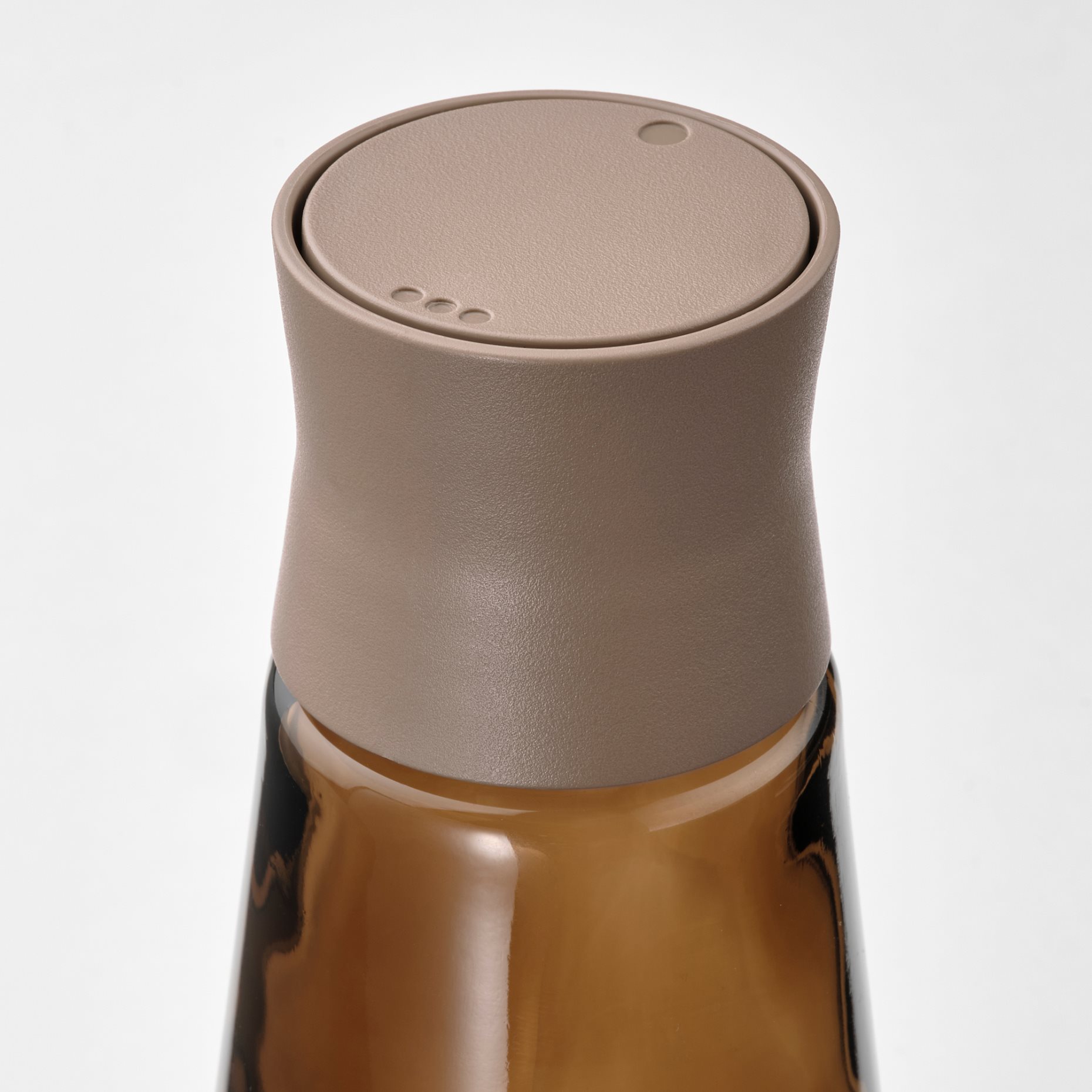 HALVTOM, salt and pepper shakers/glass/2 pack, 12 cm, 005.234.43