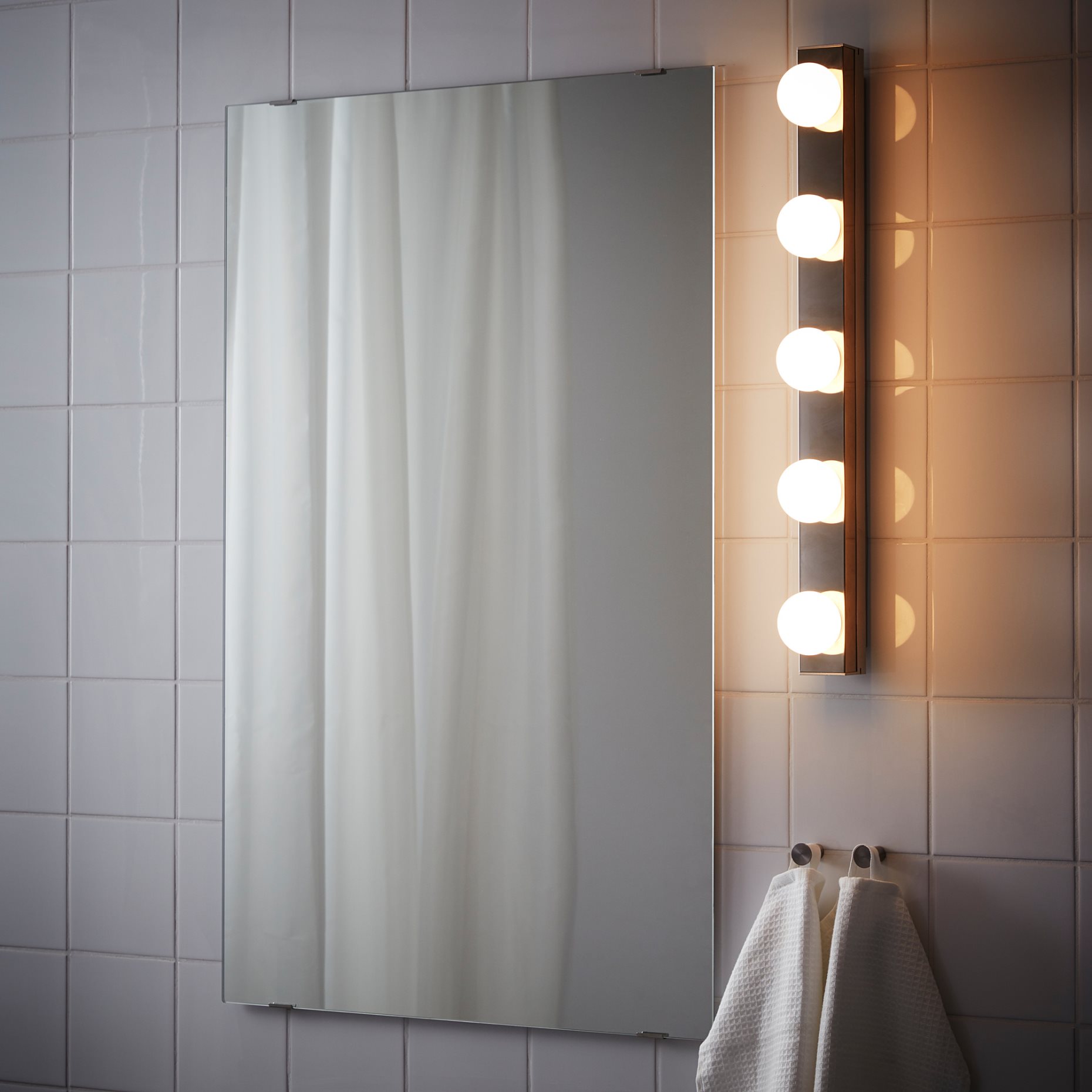 LEDSJÖ, φωτιστικό τοίχου με ενσωματωμένο φωτισμό LED, 005.297.94