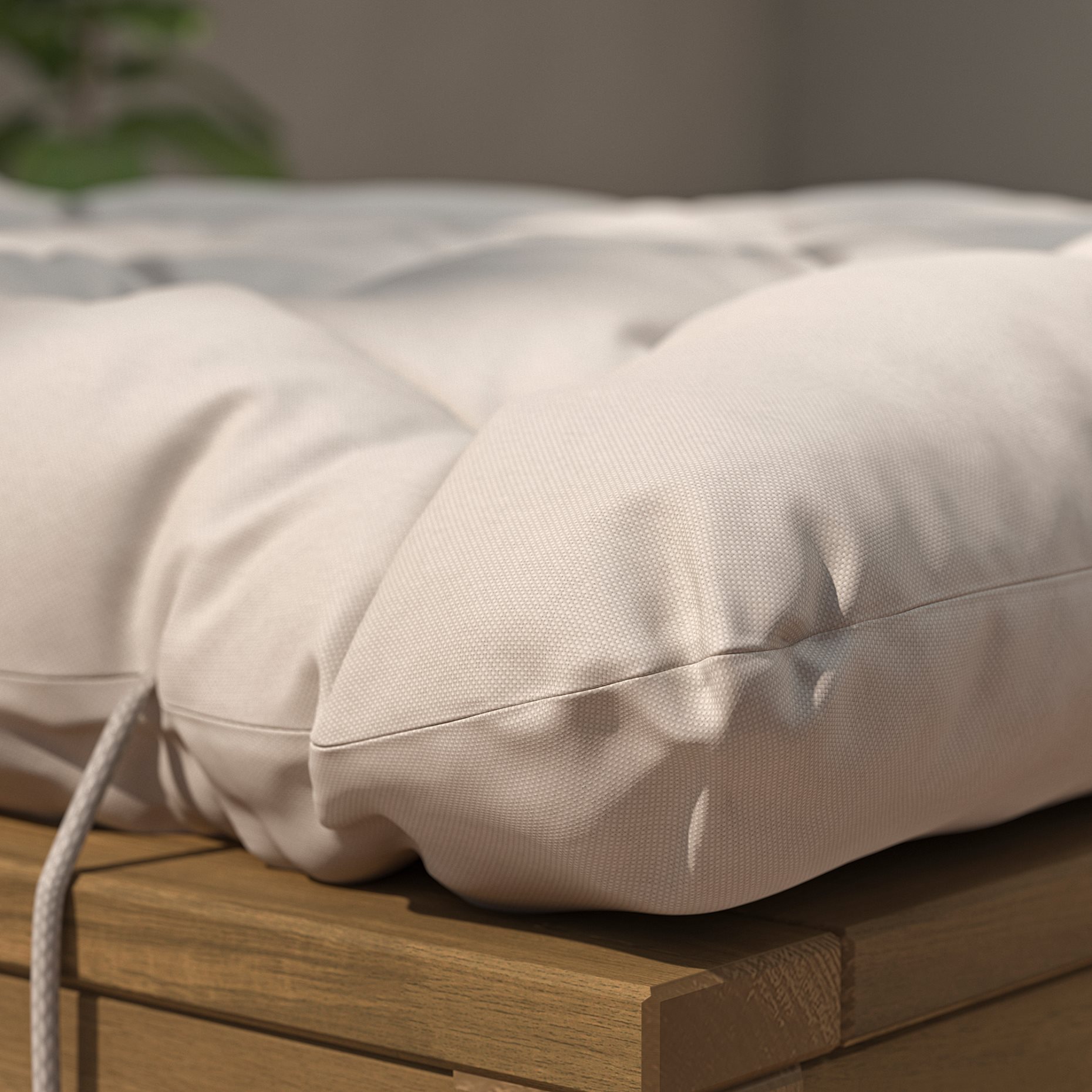 KUDDARNA, sun lounger cushion outdoor, 190x60 cm, 005.472.60