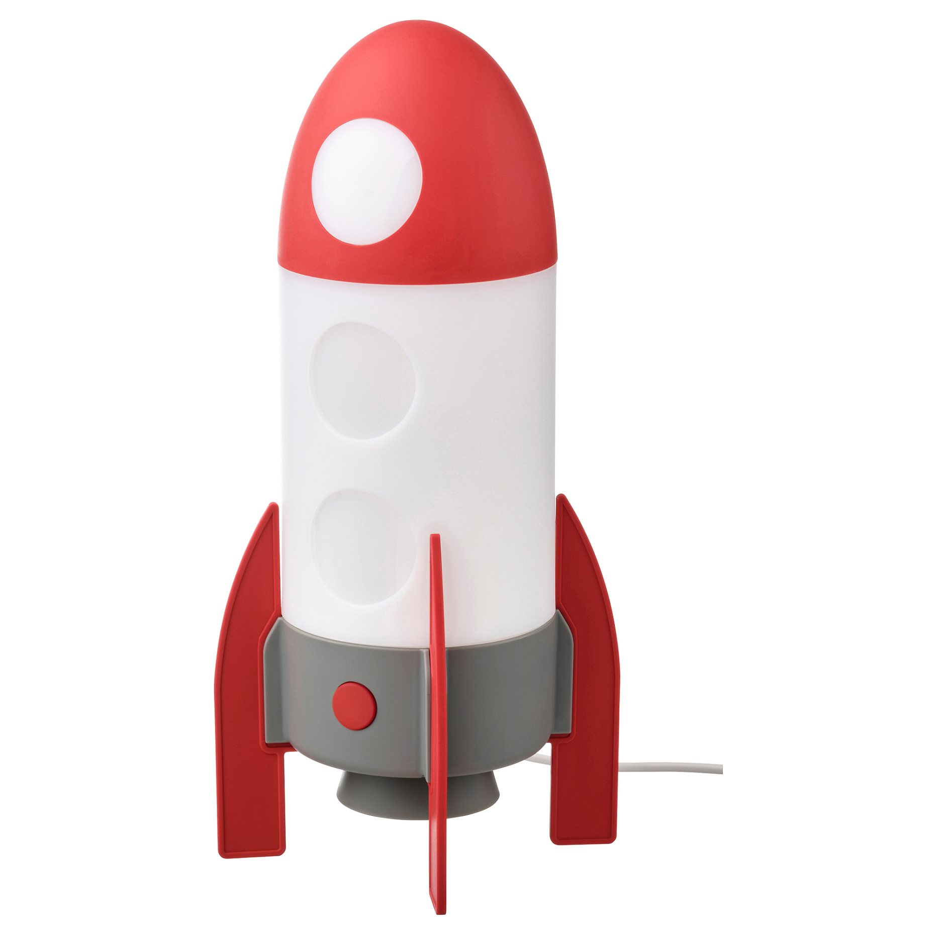 AFTONSPARV, table lamp with built-in LED light source/rocket, 005.552.26