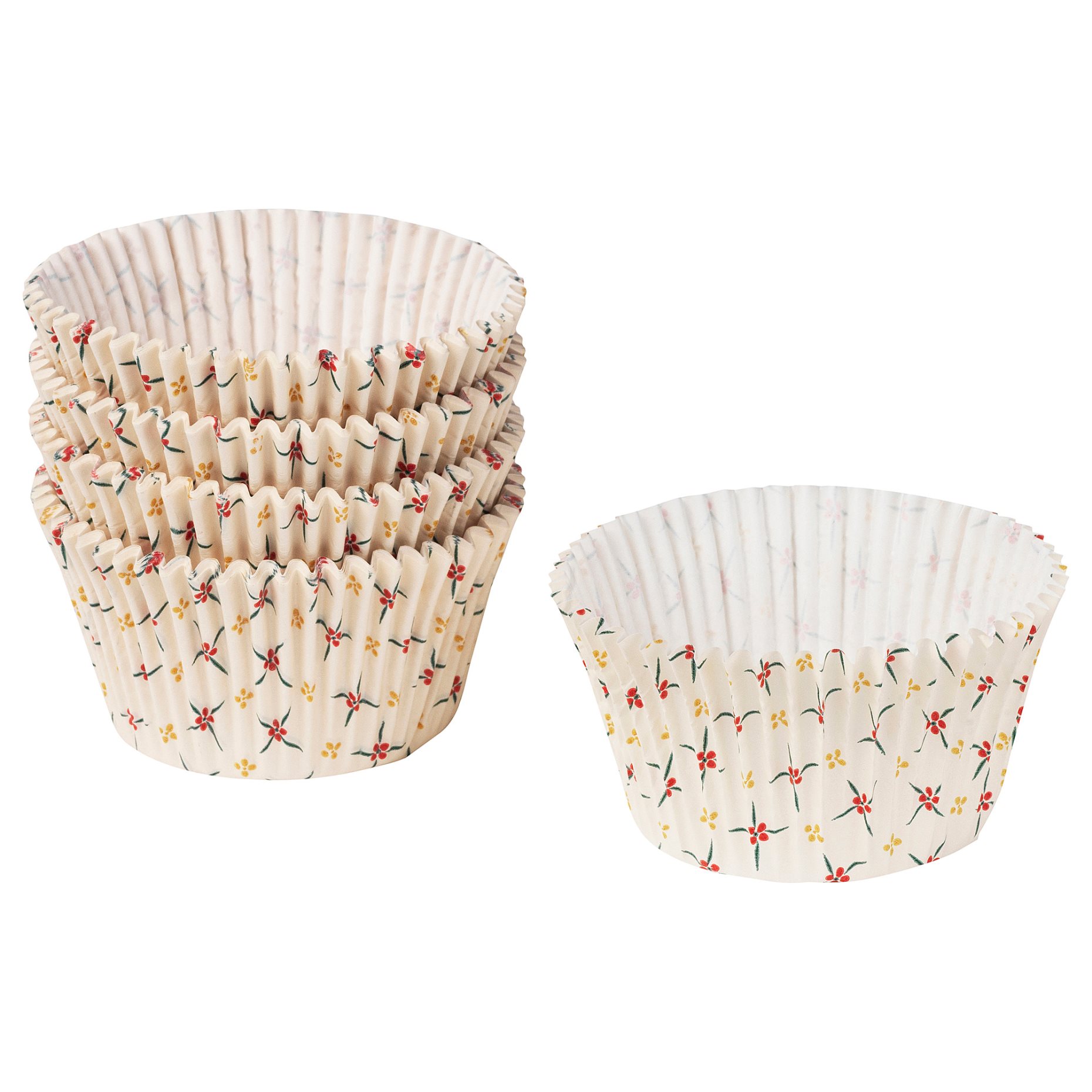 VINTERFINT, baking cup/floral pattern, 65 pack, 005.561.22