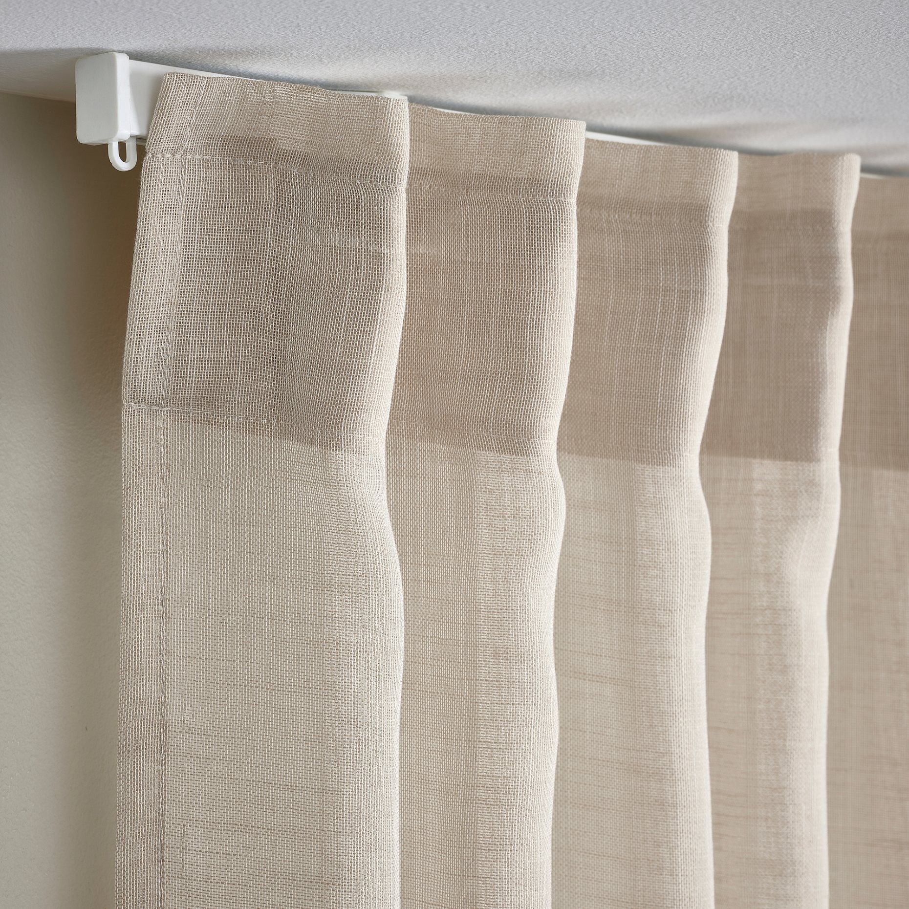 HALLEBRACKA, sheer curtains 1 pair, 145x300 cm, 005.568.48