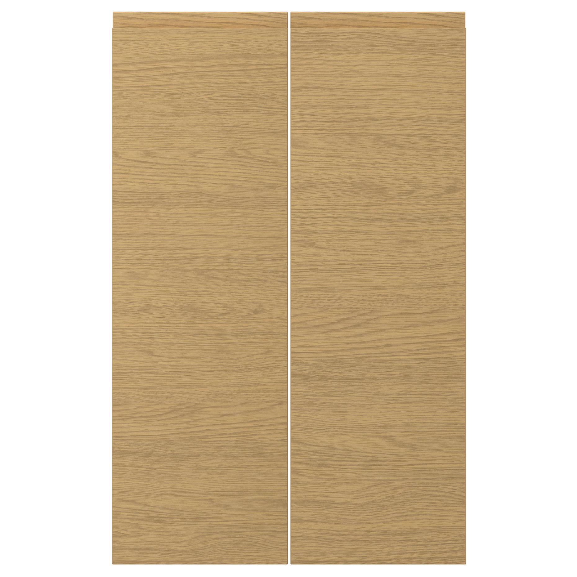 VOXTORP, left-hand 2-piece door for corner base cabinet set, 25x80 cm, 005.591.54