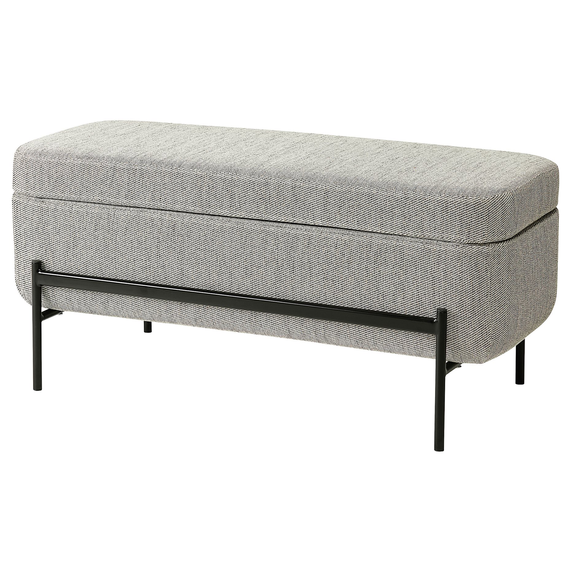VALTORP, bench with storage, 103 cm, 005.623.40