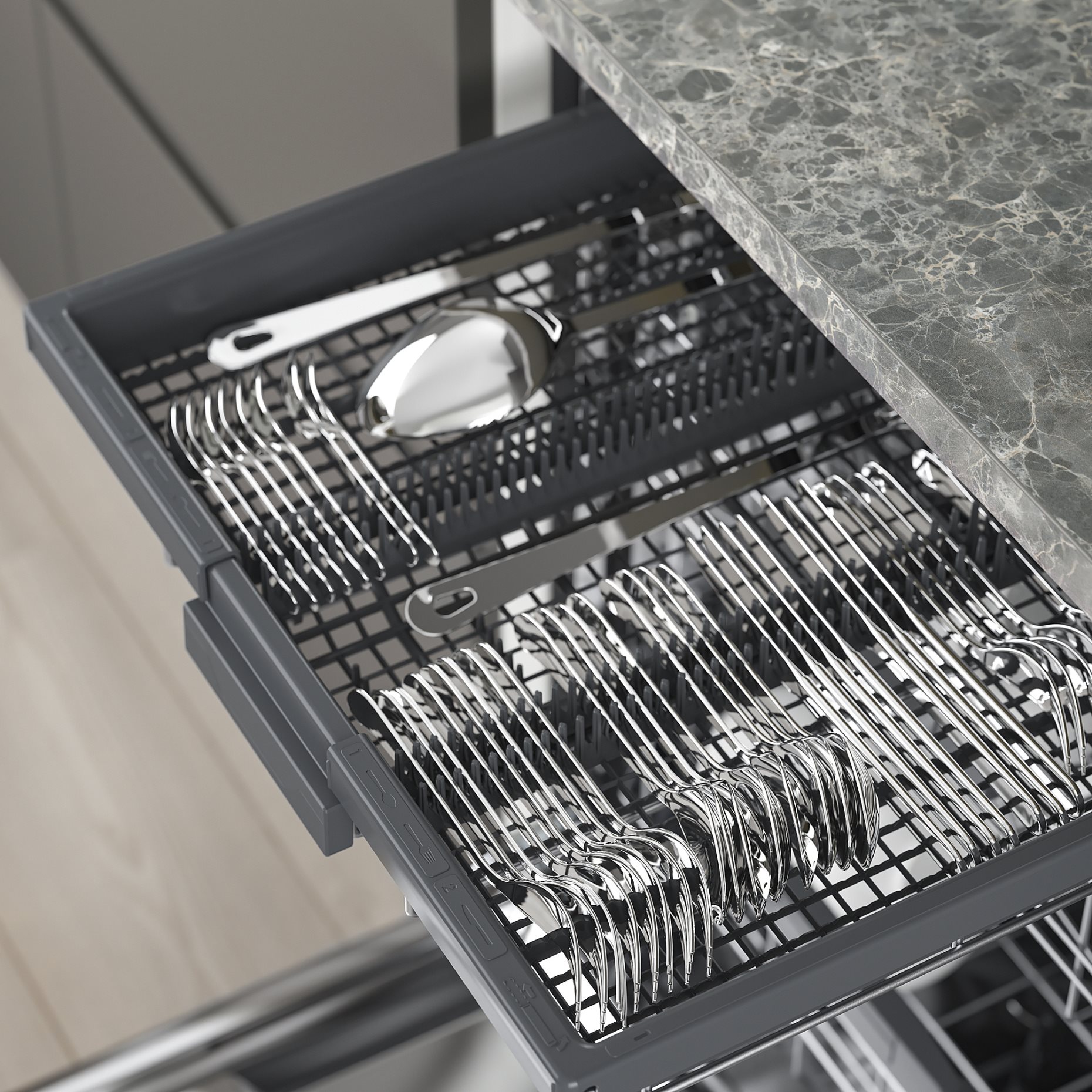 OSTVEDA, integrated dishwasher/IKEA 500, 60 cm, 005.681.44