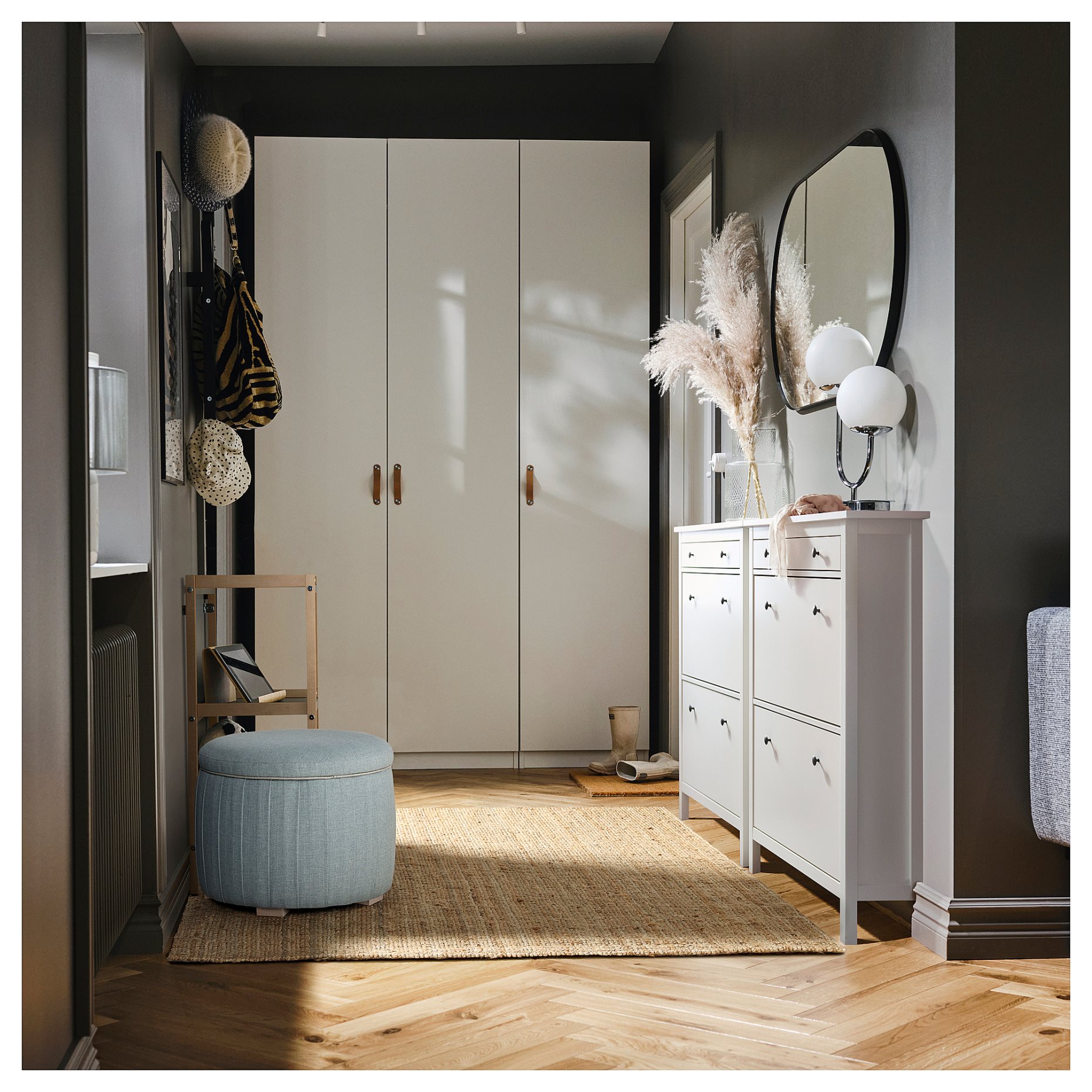 ÅTERLÖGA, pouffe with storage, 005.702.41