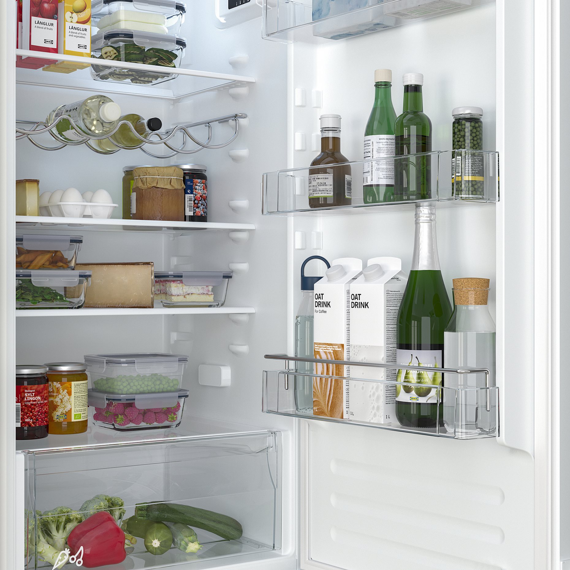 TINAD, ψυγείο/καταψύκτης εντοιχιζόμενος/IKEA 500, 210/79 l, 005.728.72