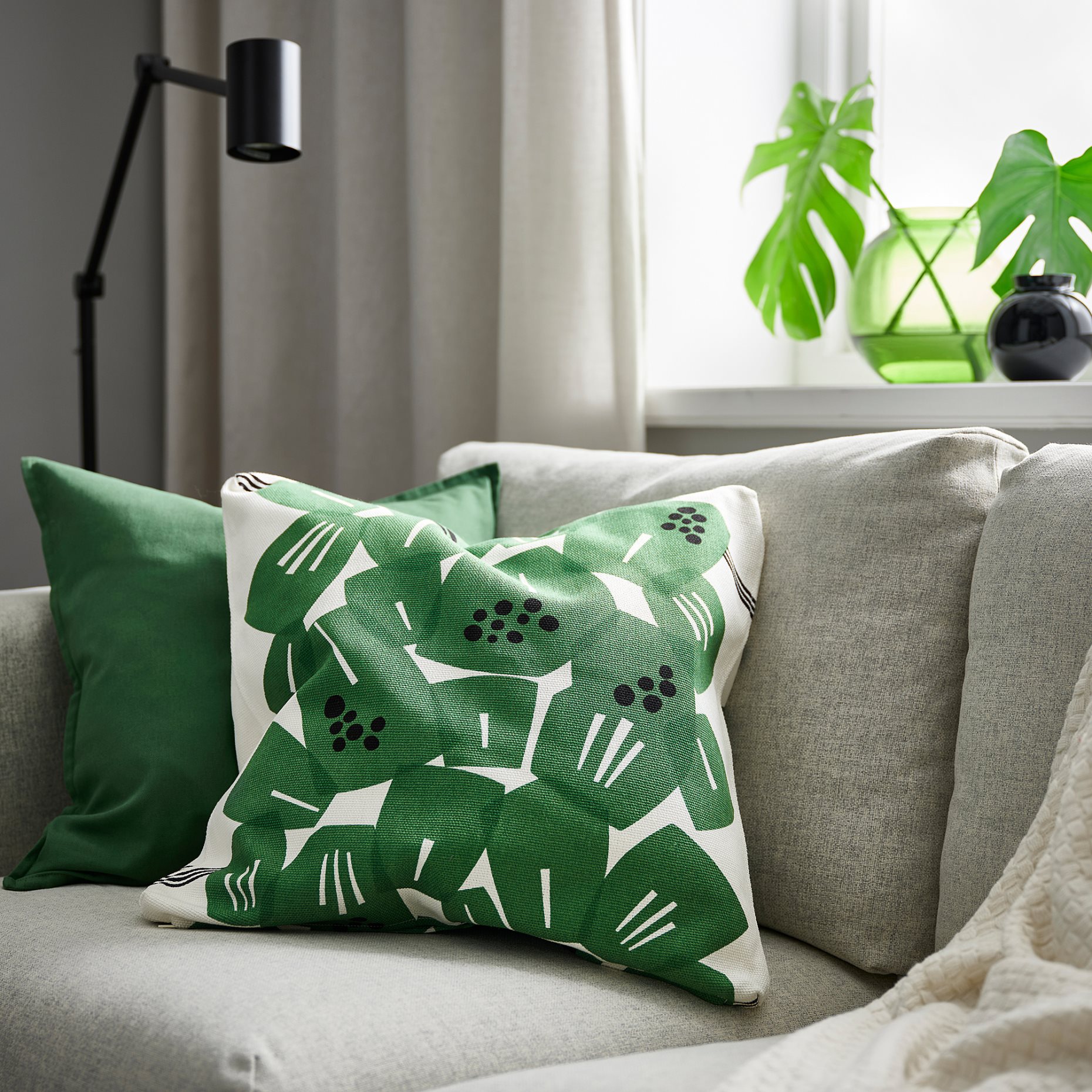 UNDERBLOMMA, cushion cover, 50x50 cm, 005.760.21