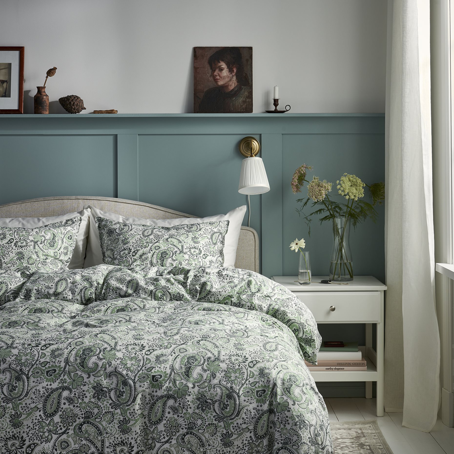 RODGERSIA, duvet cover and pillowcase, 150x200/50x60 cm, 005.794.25