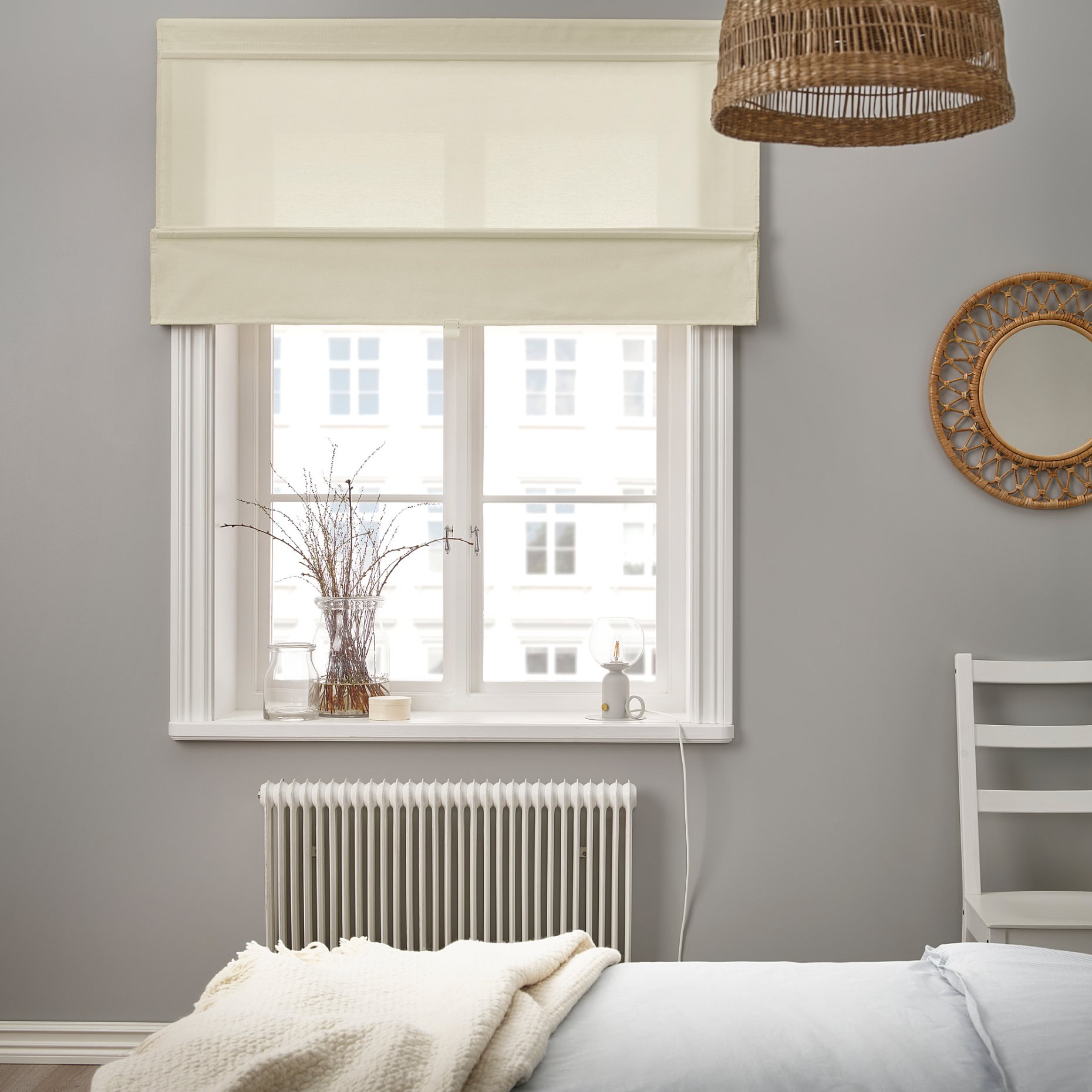 RINGBLOMMA, roman blind, 120x160 cm, 005.835.35