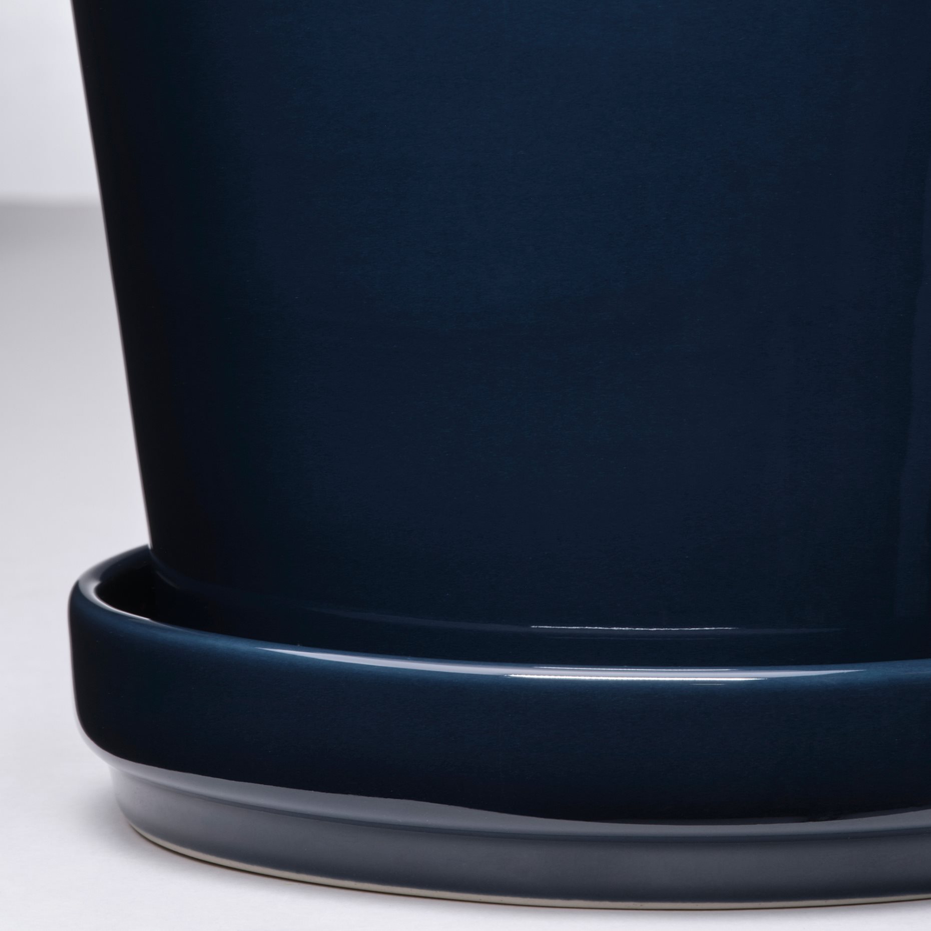 KLOTLÖNN, plant pot with saucer/in/outdoor, 12 cm, 005.840.64