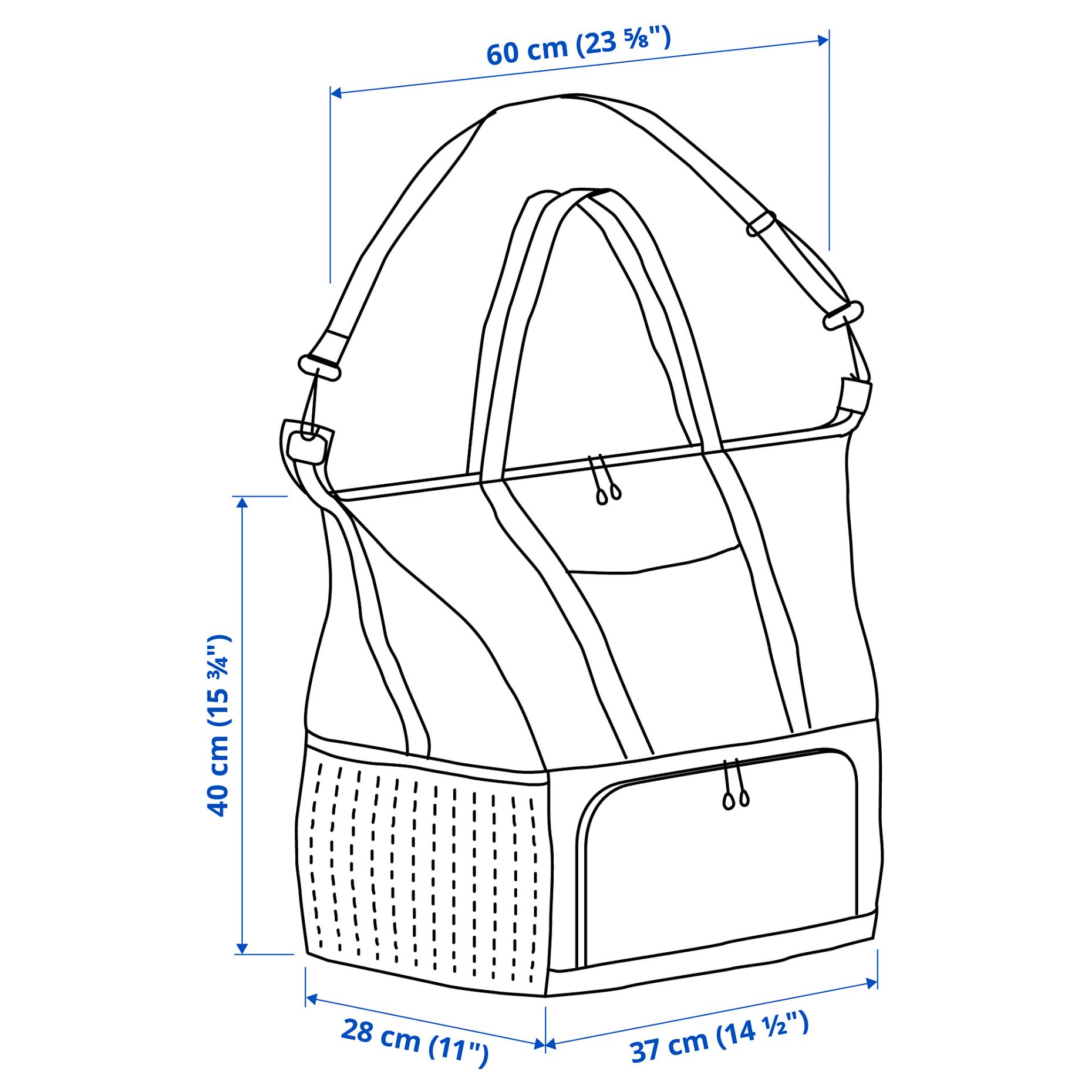 KLOTPIL, cooling bag, 38x24x40 cm, 005.863.79