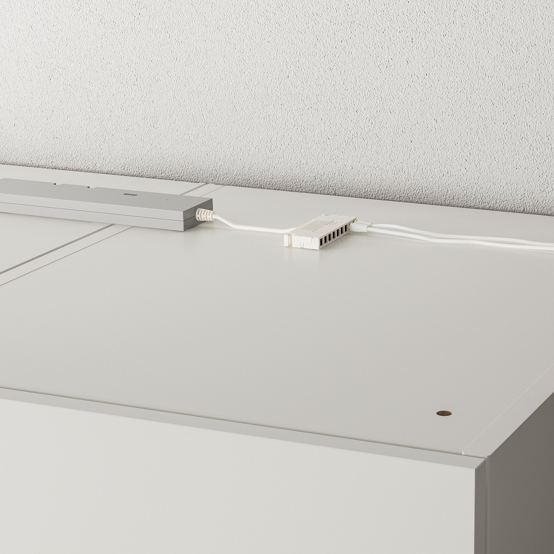ÖVERSIDAN, wardrobe strip with built-in LED light source with sensor/dimmable, 46 cm, 005.892.69
