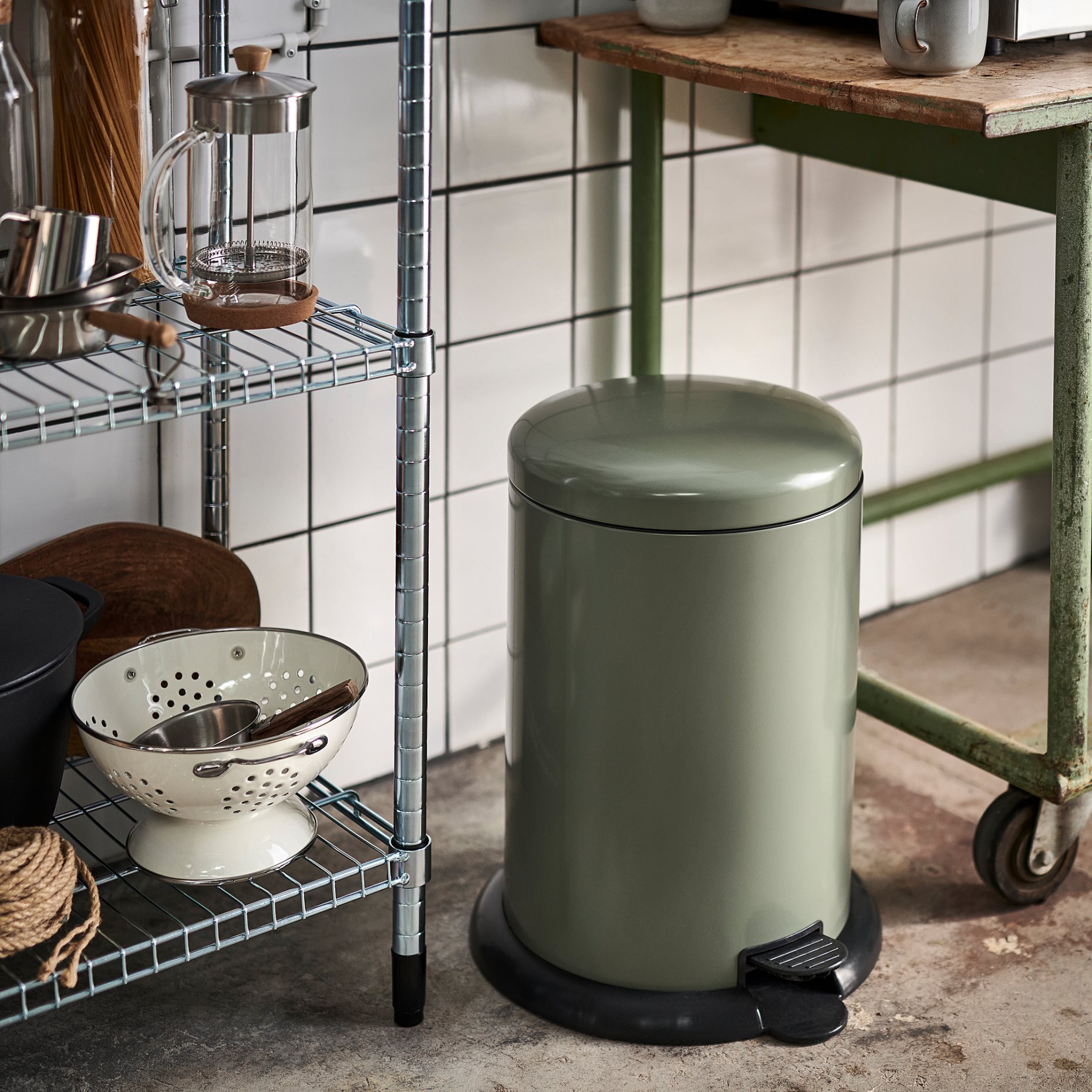 GÅNGSKYFFEL, pedal bin, 18 l, 005.953.88