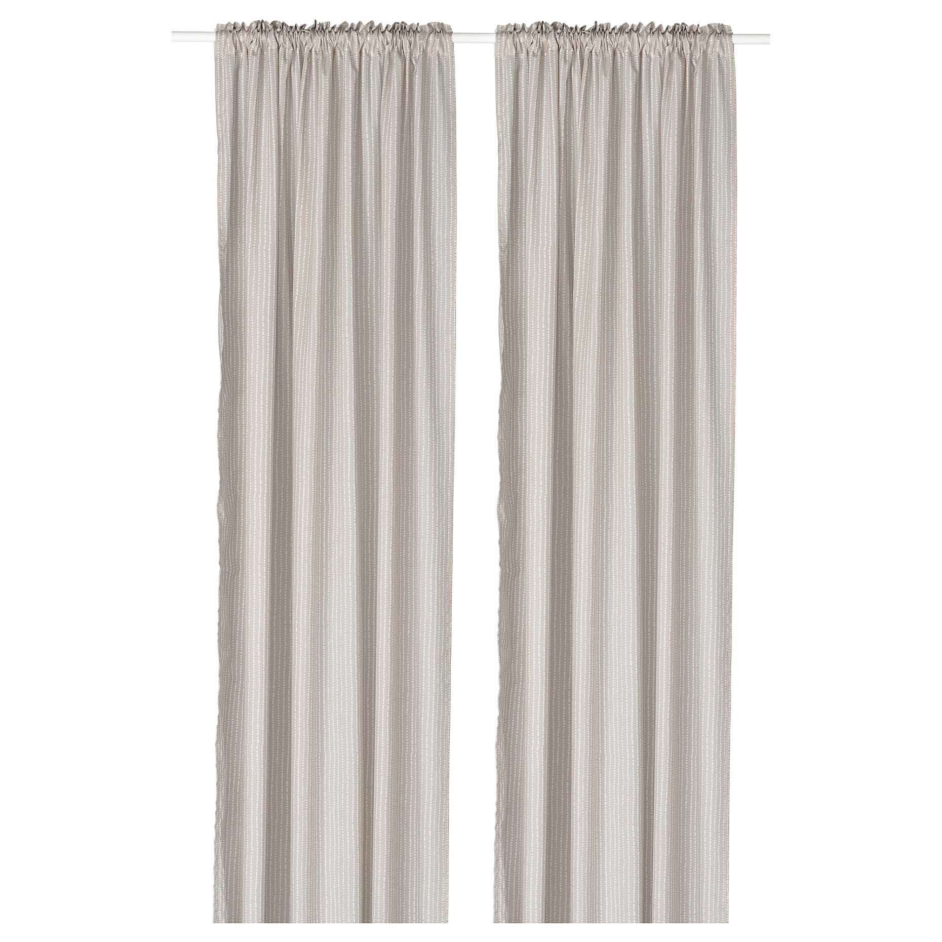 MÄSTERROT, curtains with heading tape/1 pair, 145x300 cm, 006.025.67