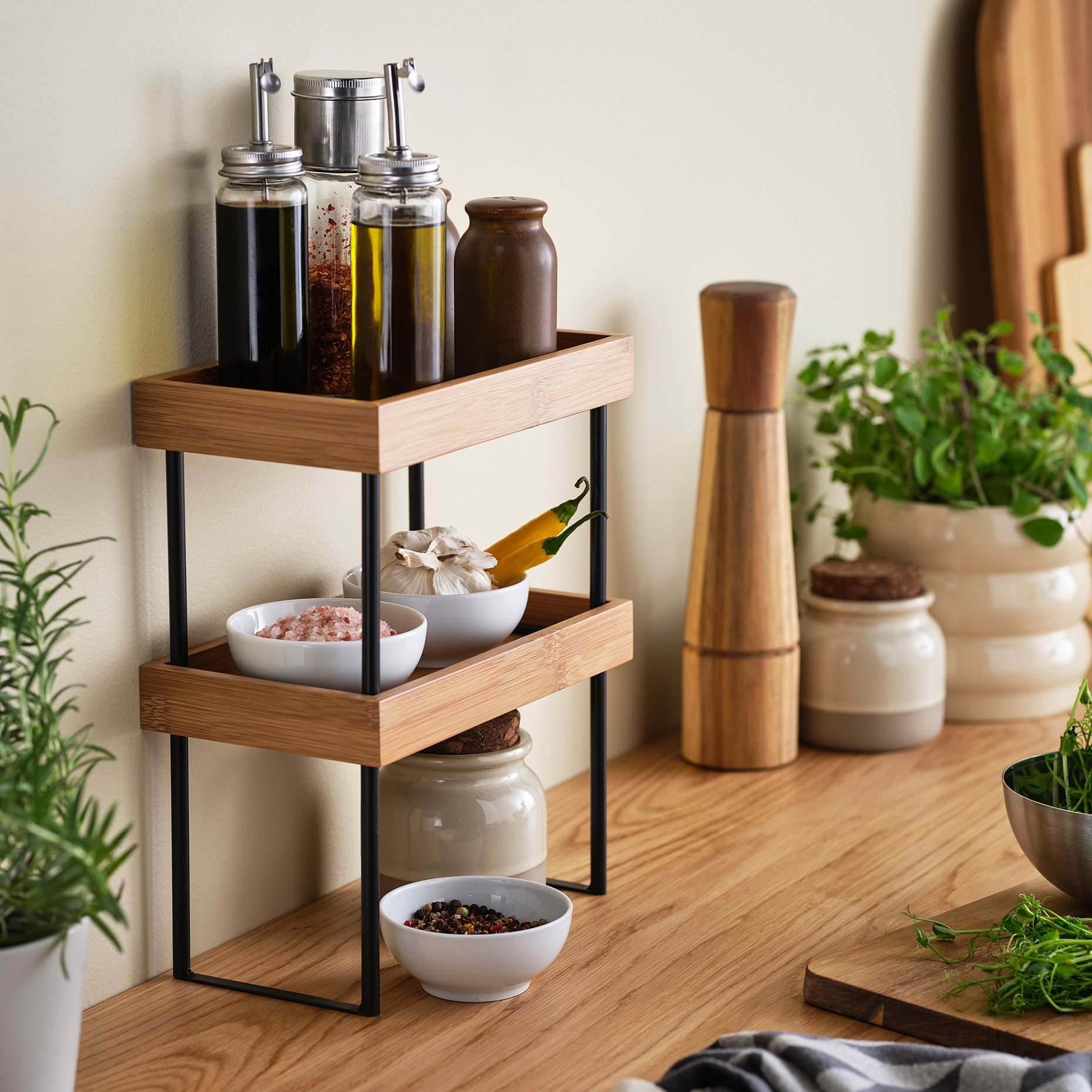 NALBLECKA, kitchen countertop organiser, 23x13x15 cm, 006.185.73