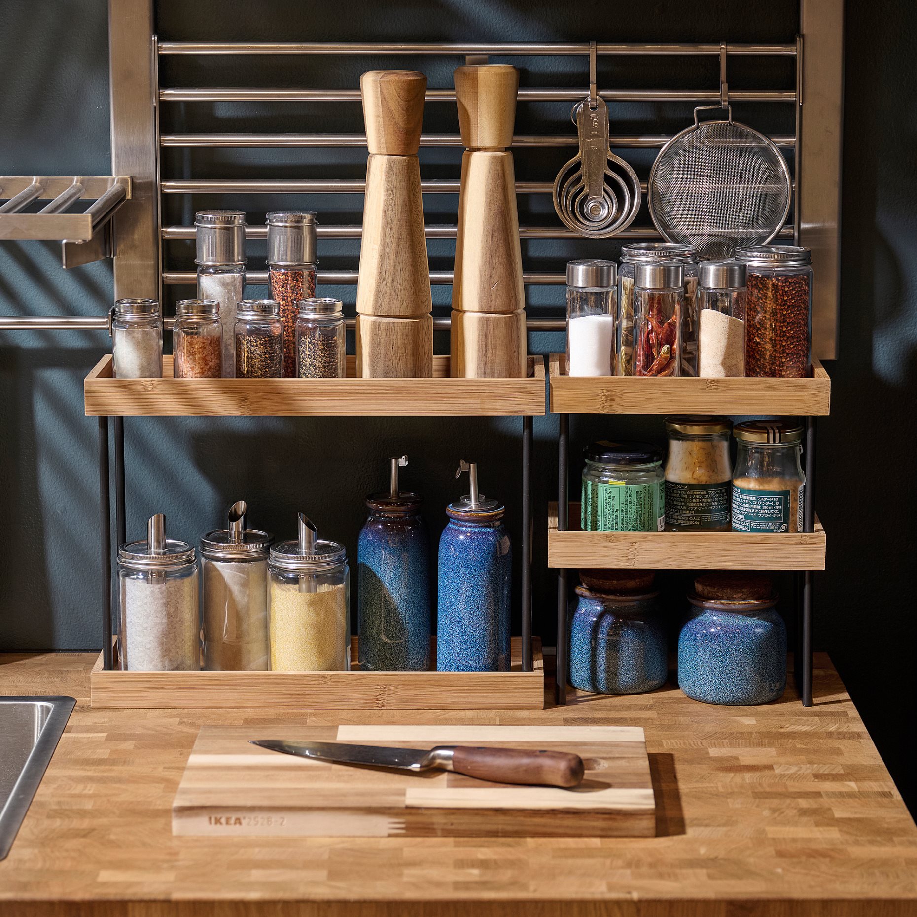 NALBLECKA, kitchen countertop organiser, 23x13x15 cm, 006.185.73