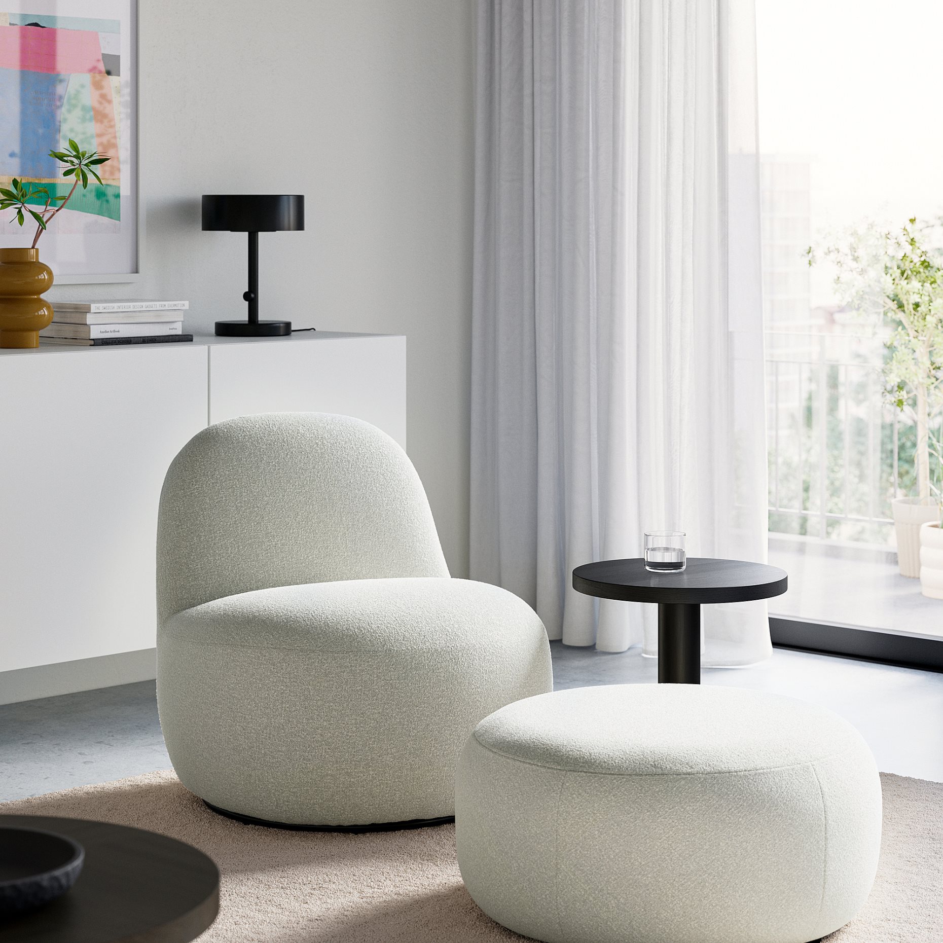 LILLESÄTER, swivel easy chair, 006.186.86