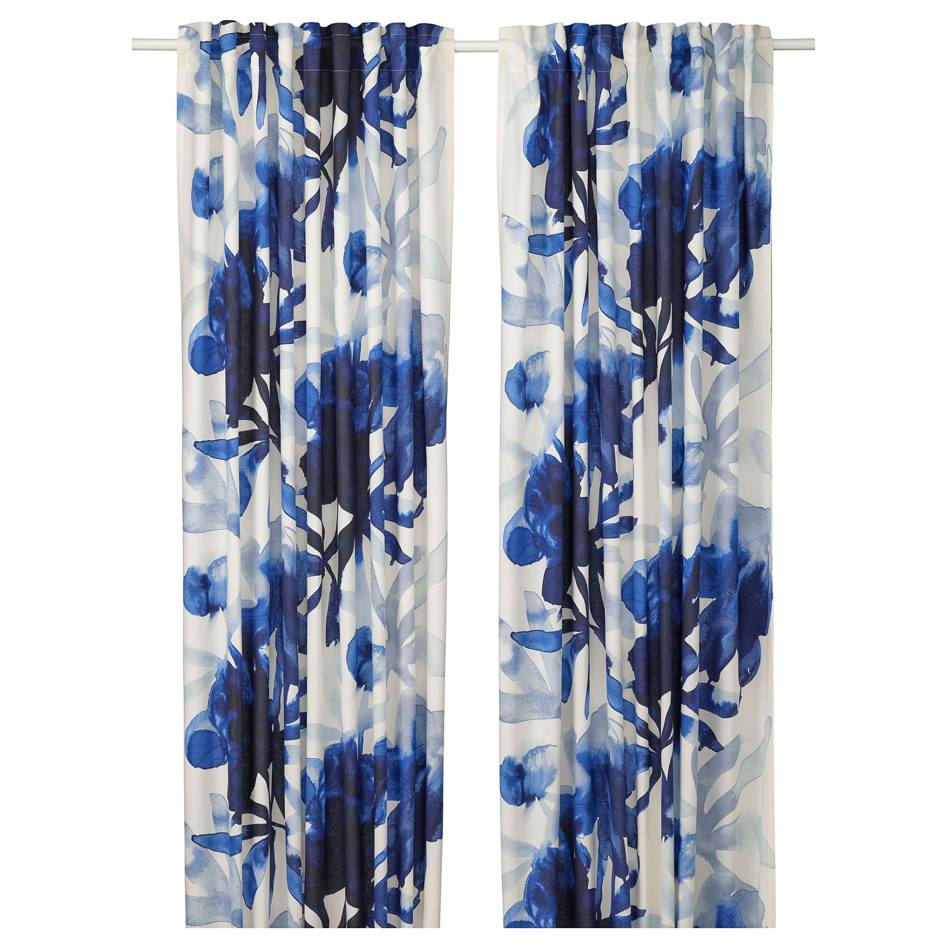 SKOGSNÄSSLA, curtains with heading tape 1 pair, 145x280 cm, 006.276.24