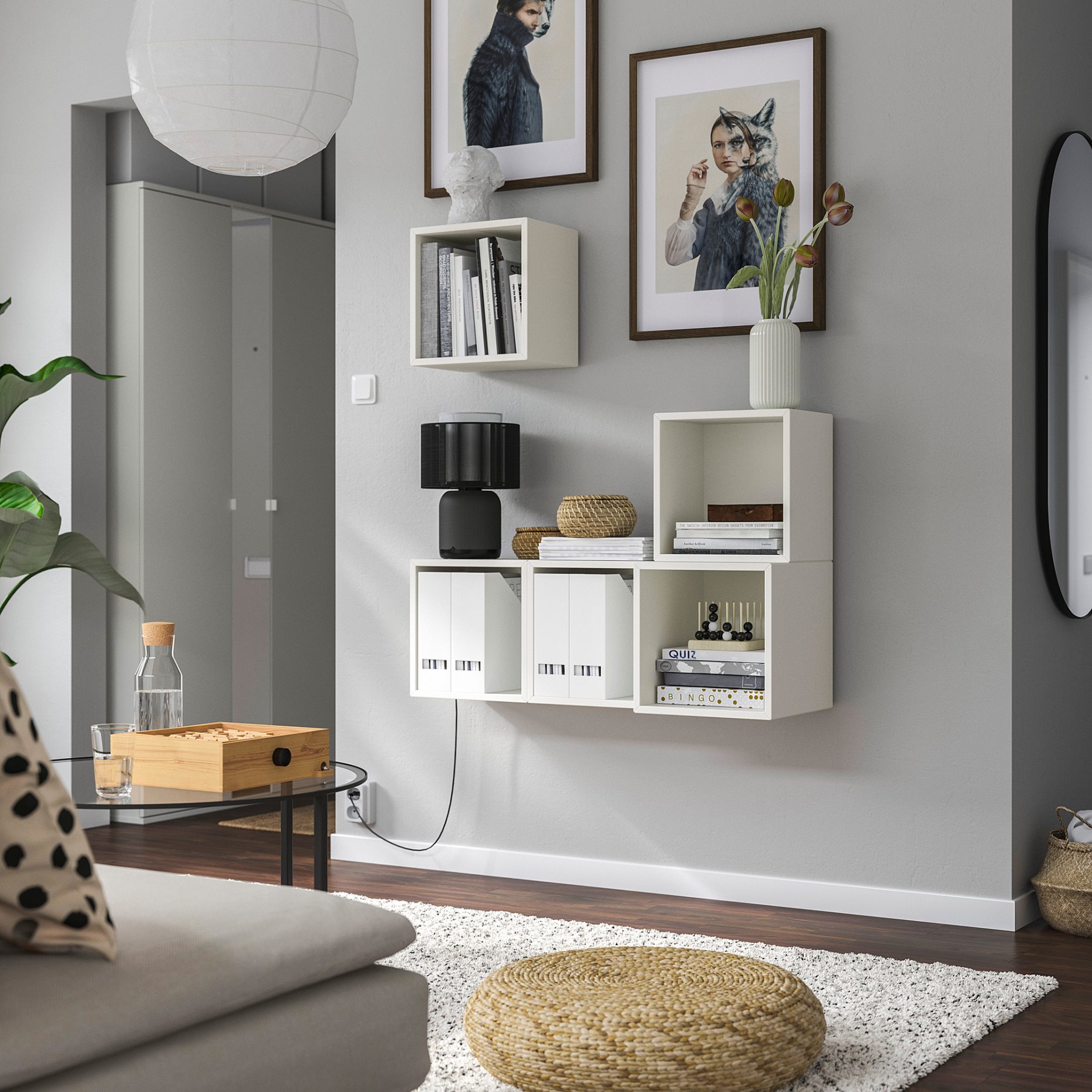 EKET, wall-mounted cabinet combination, 091.888.42
