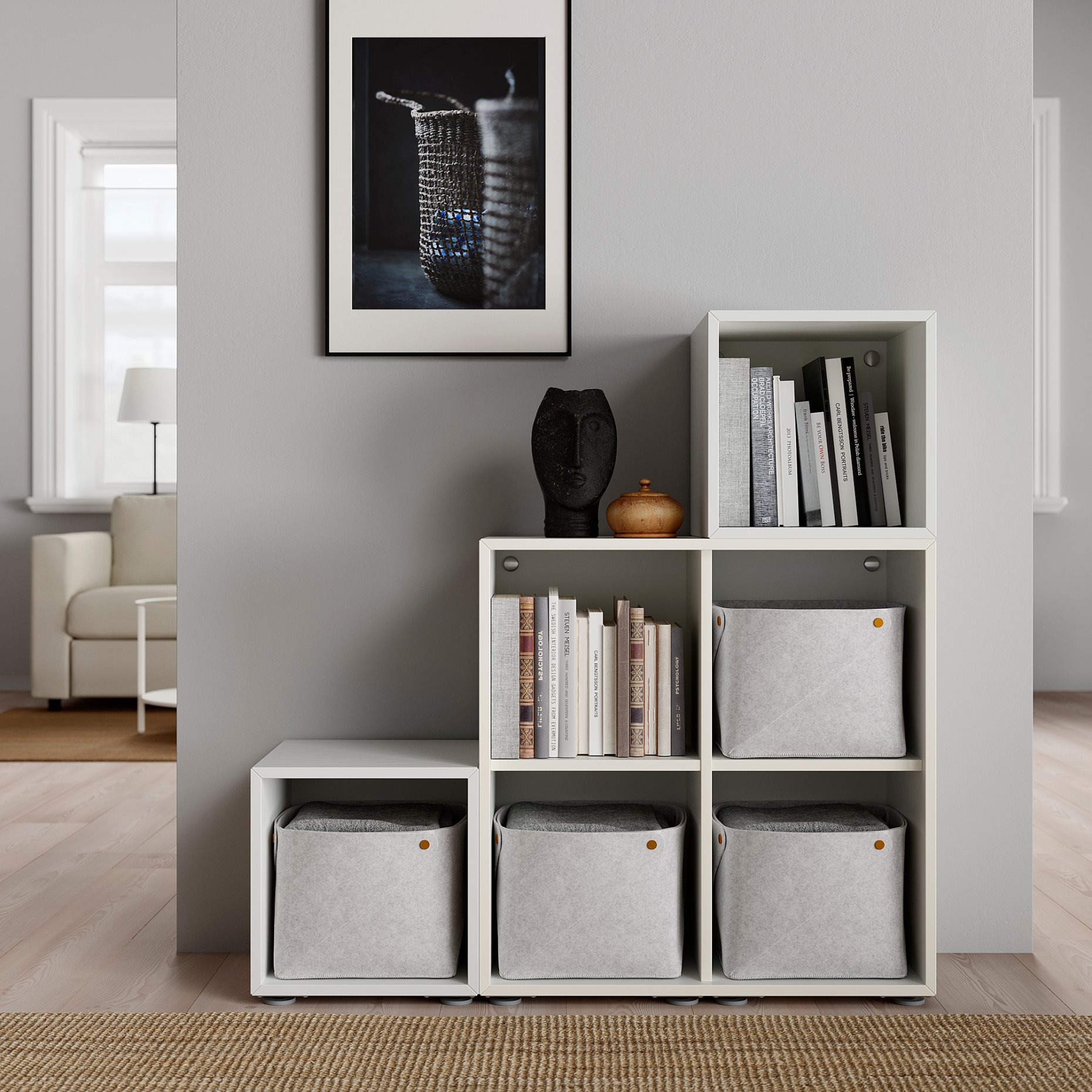 EKET, cabinet combination with feet, 091.892.00