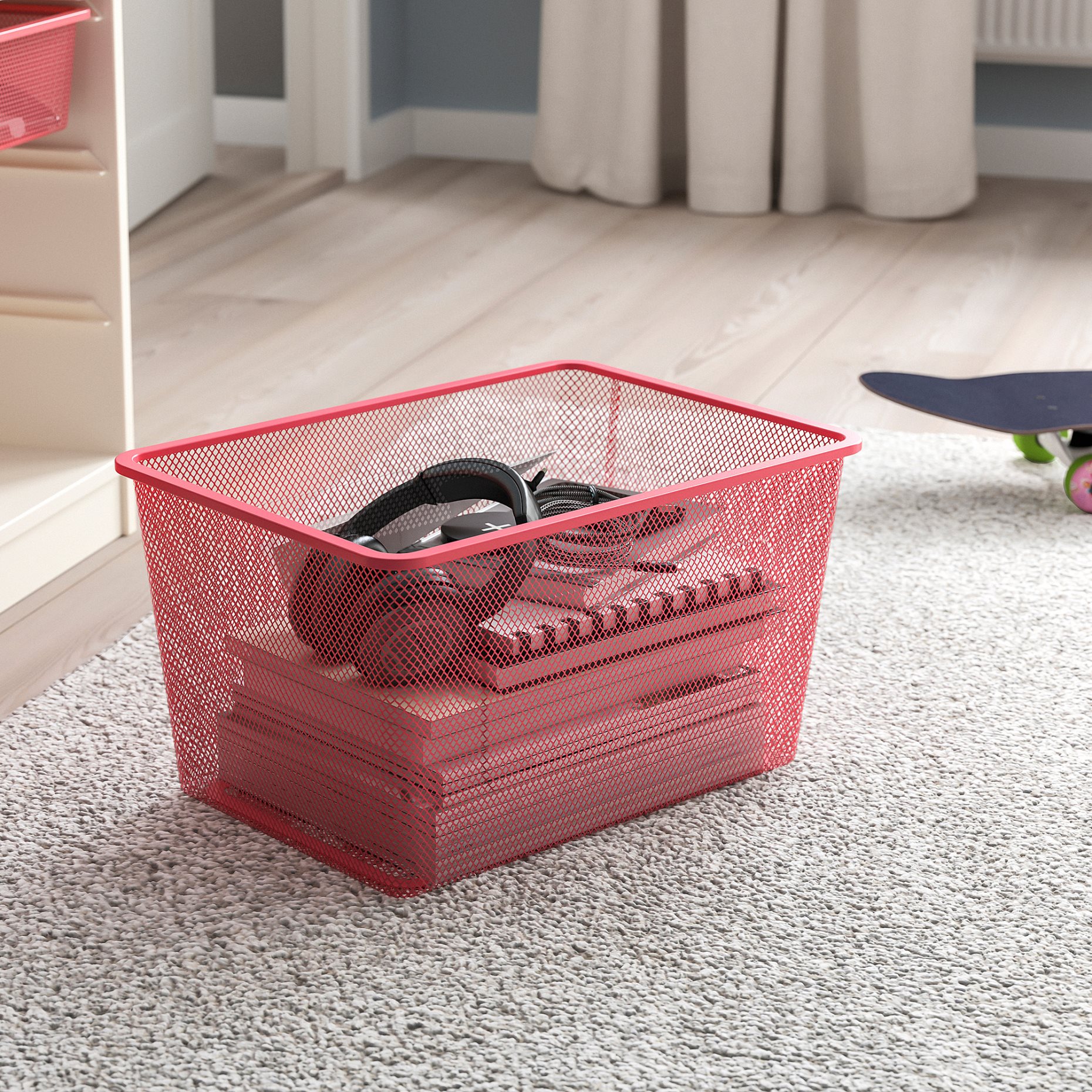 TROFAST, storage combination with boxes, 46x30x145 cm, 094.787.28