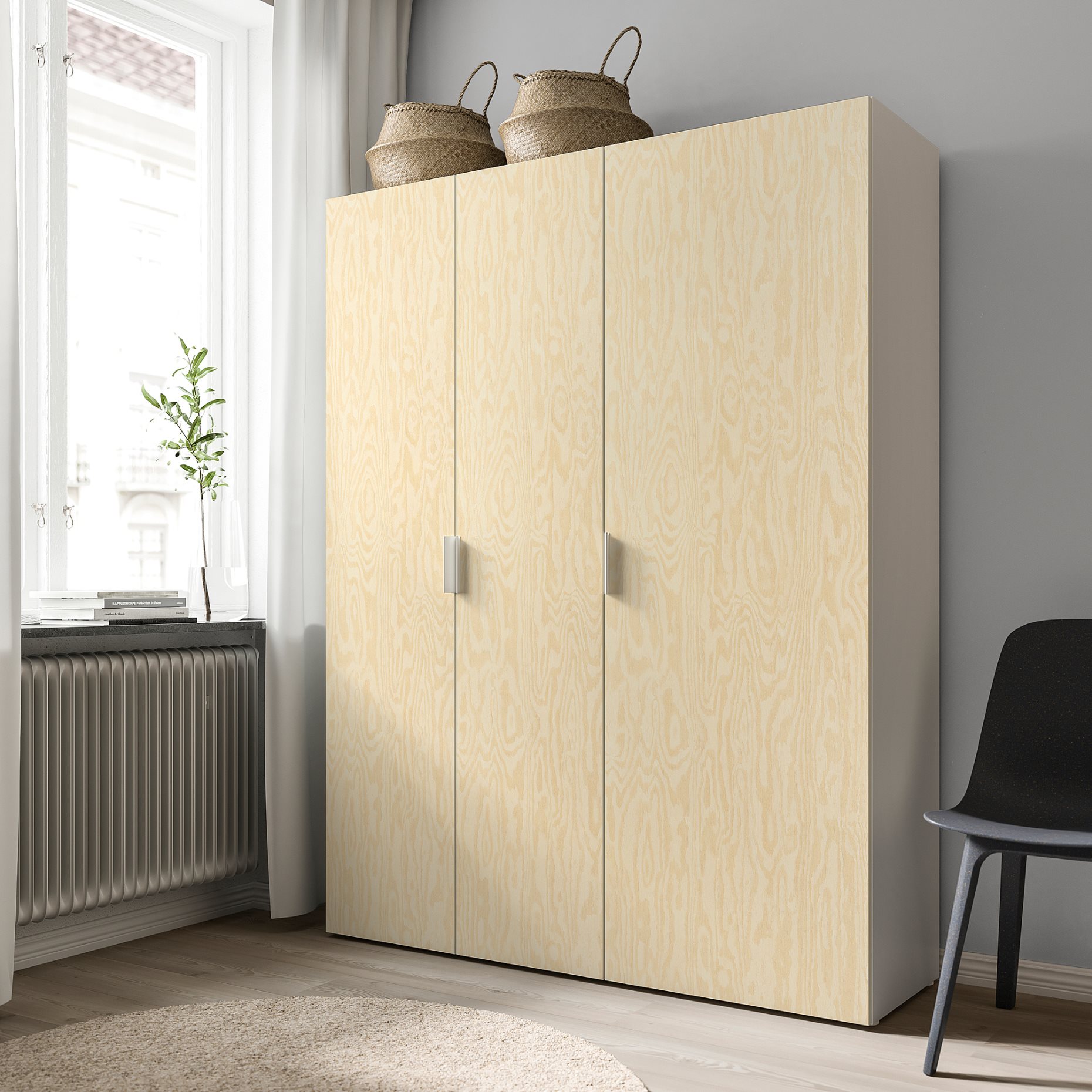 KALBÅDEN, door with hinges, 40x180 cm, 094.959.02