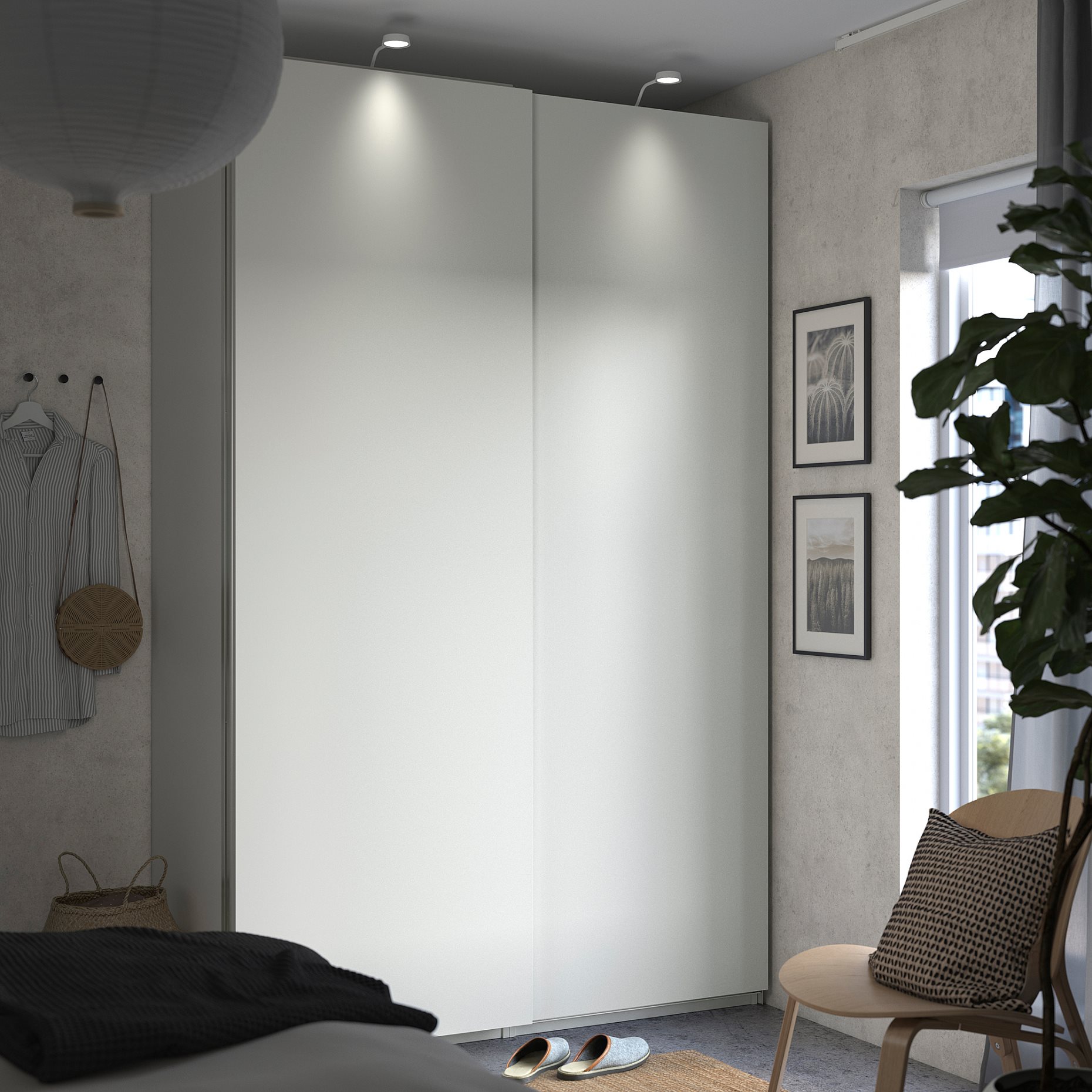 PAX/HASVIK, wardrobe combination, 150x66x236 cm, 095.002.96