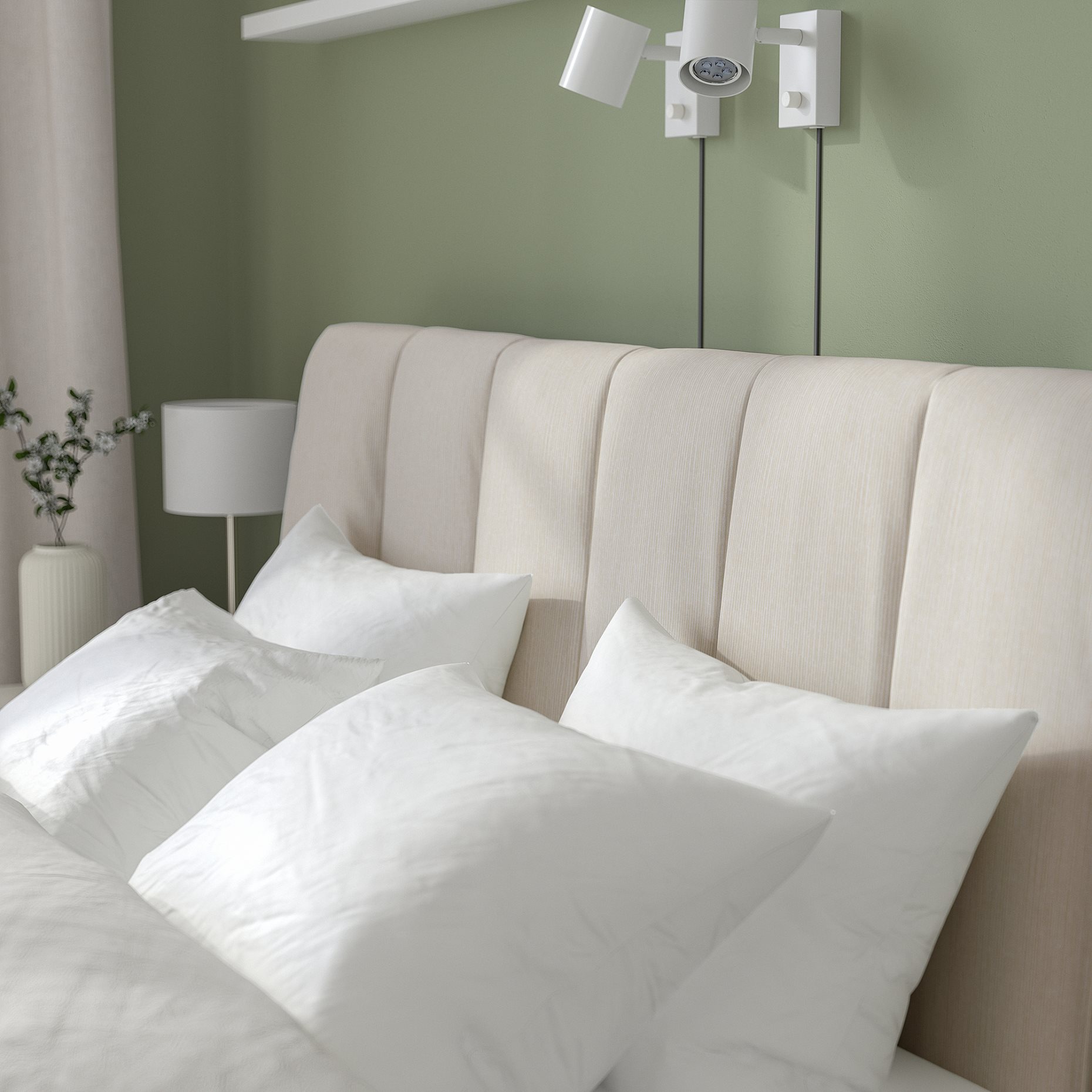 TÄLLÅSEN, upholstered bed frame, 160x200 cm, 095.147.93