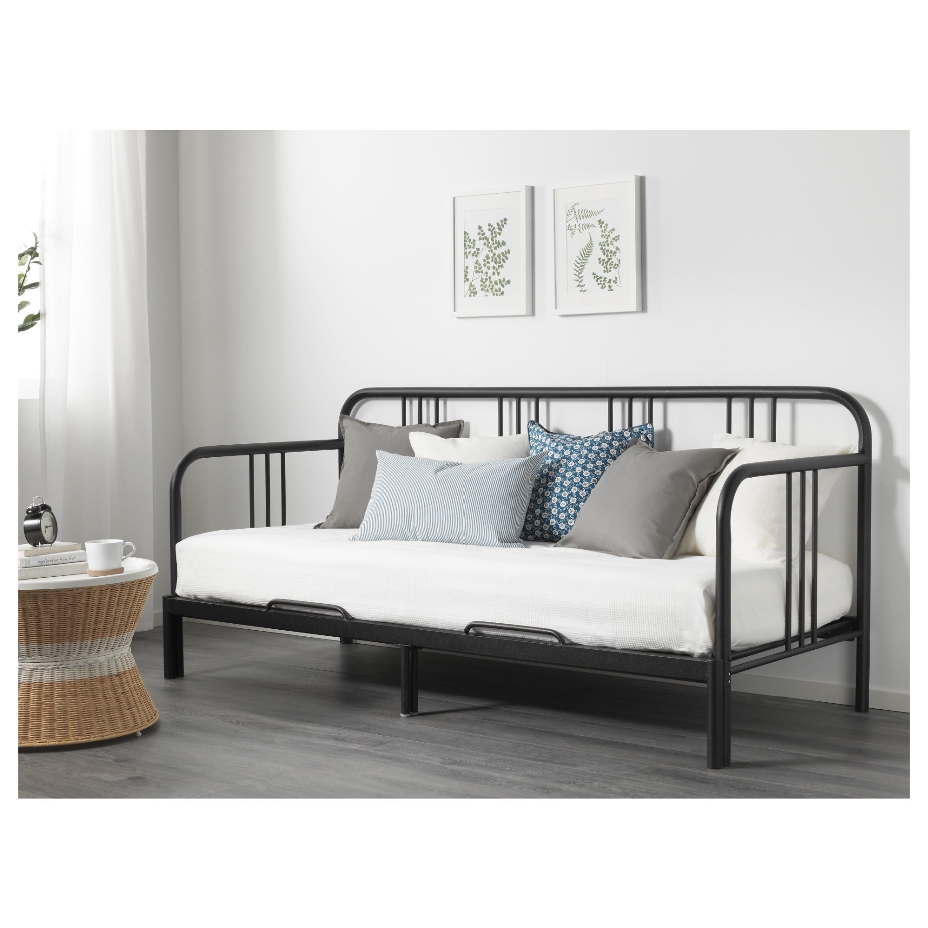 FYRESDAL, day-bed with 2 mattresses, 80x200 cm, 095.214.68