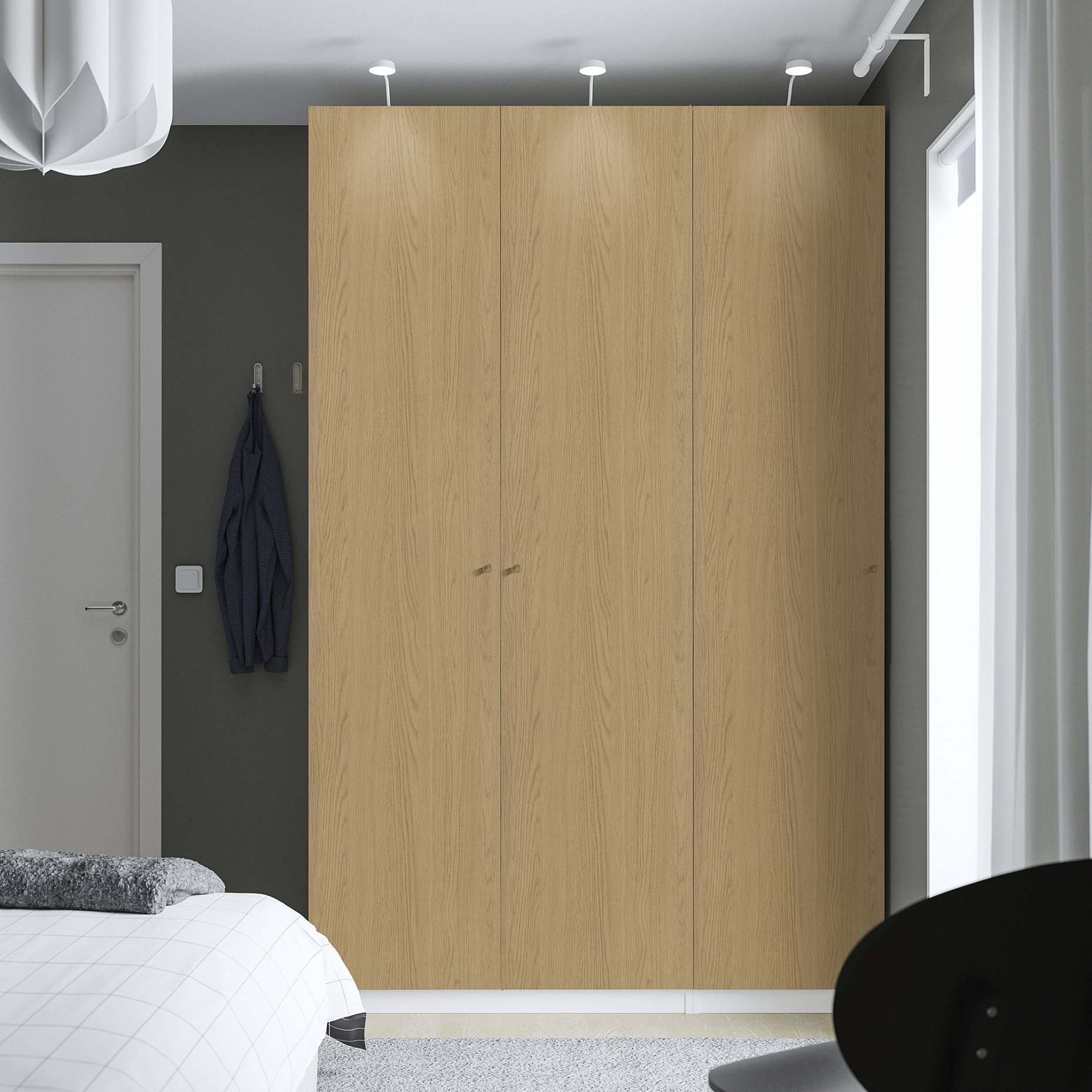 PAX/STORKLINTA, συνδυασμός ντουλάπας, 150x60x236 cm, 095.625.57