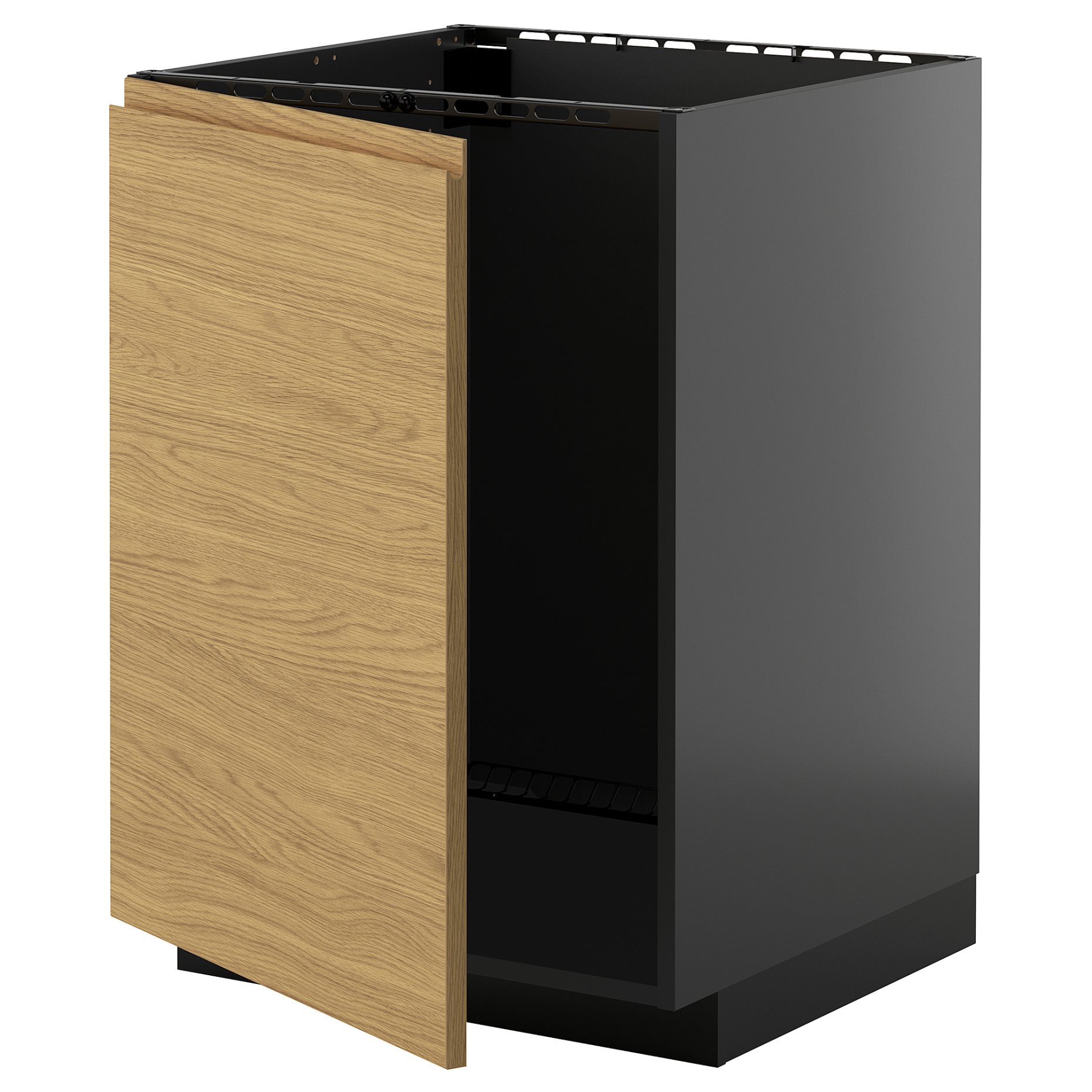 METOD, base cabinet for sink, 60x60 cm, 095.880.86