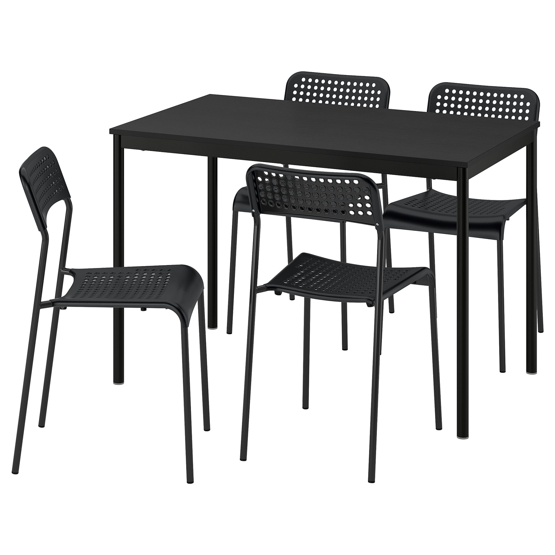 SANDSBERG, table and 4 chairs, 110x67 cm, 096.083.86