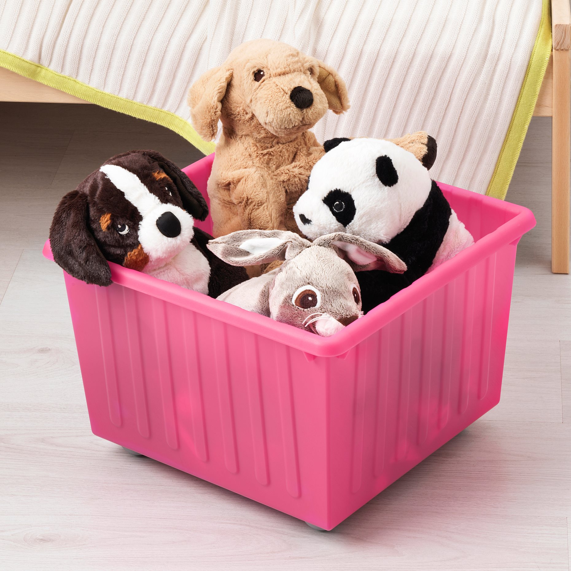 VESSLA, storage crate with castors, 100.992.89