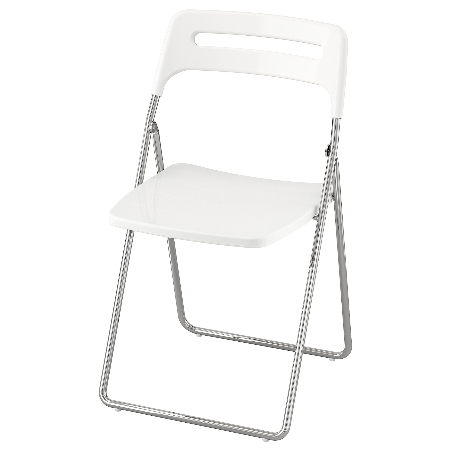 NISSE, folding chair/high-gloss, 101.150.67