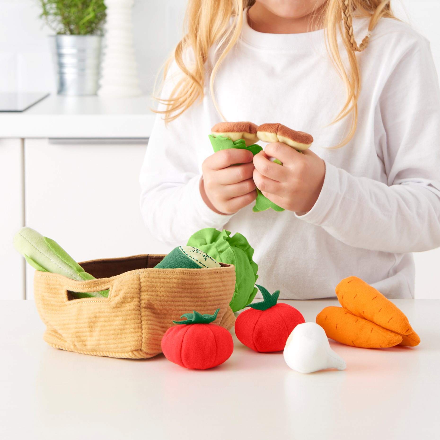 DUKTIG, 14-piece vegetables set, 101.857.48