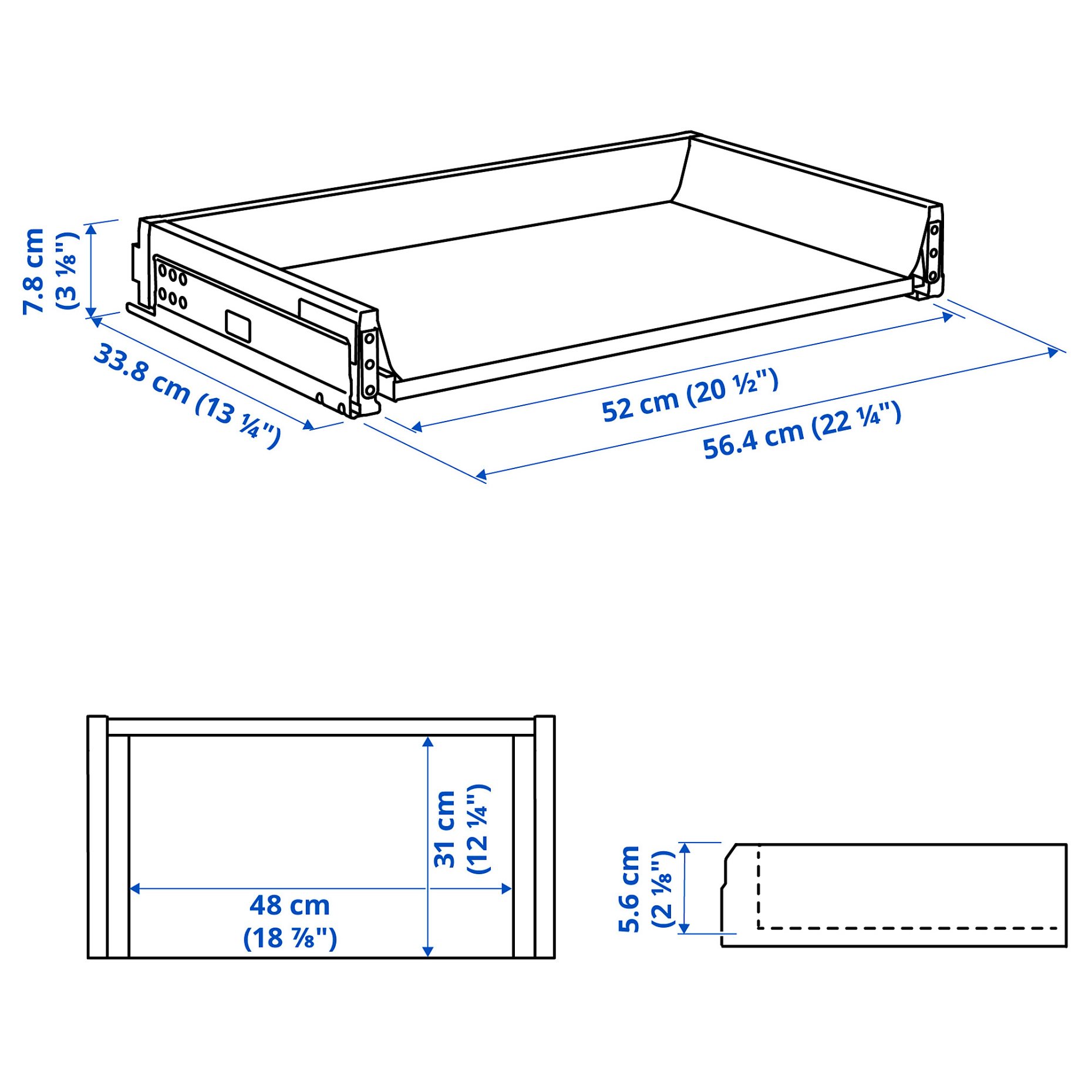 MAXIMERA, drawer, low, 102.850.31