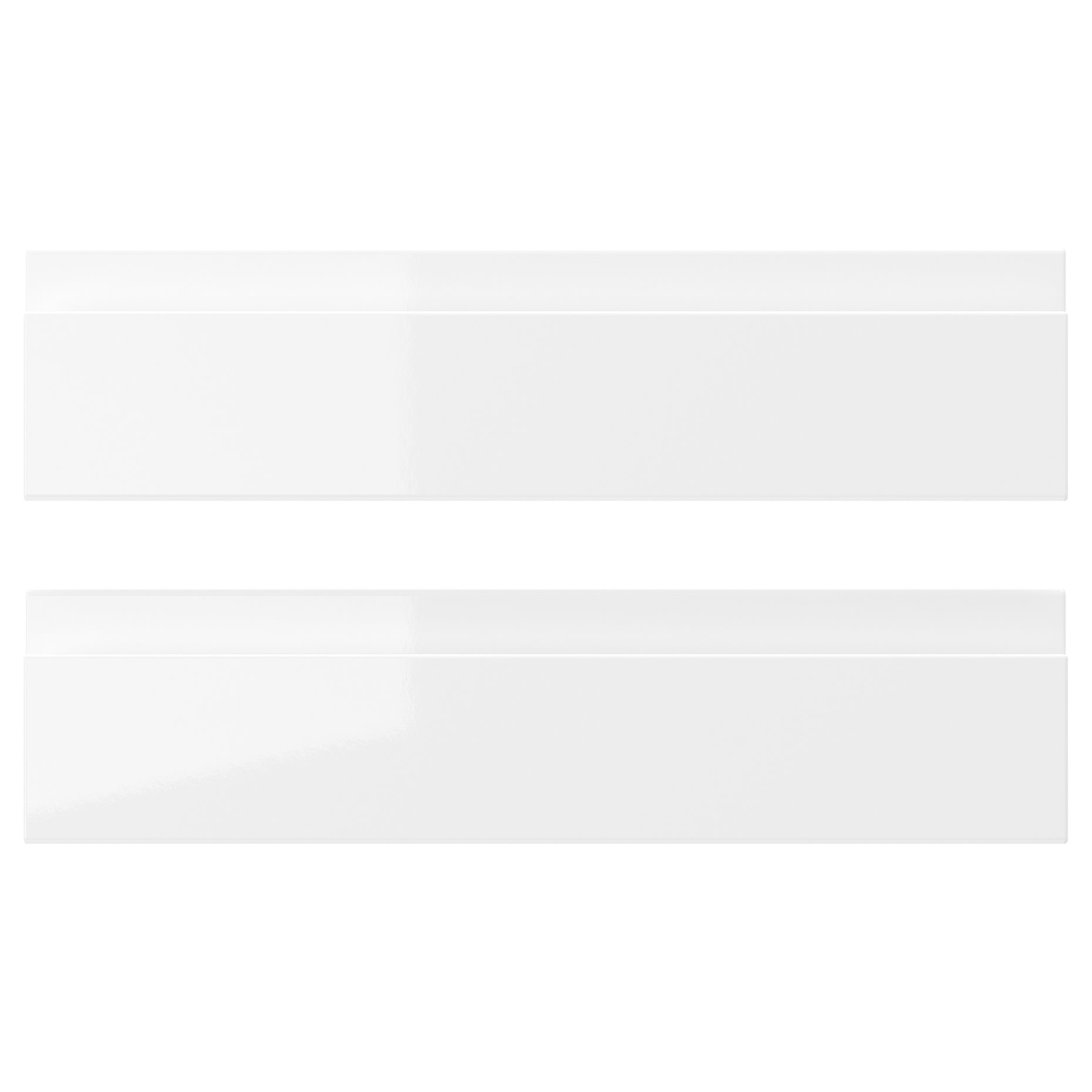 VOXTORP, πρόσοψη συρταριού/γυαλιστερό, 2 τεμ. 40x10 cm, 103.974.96