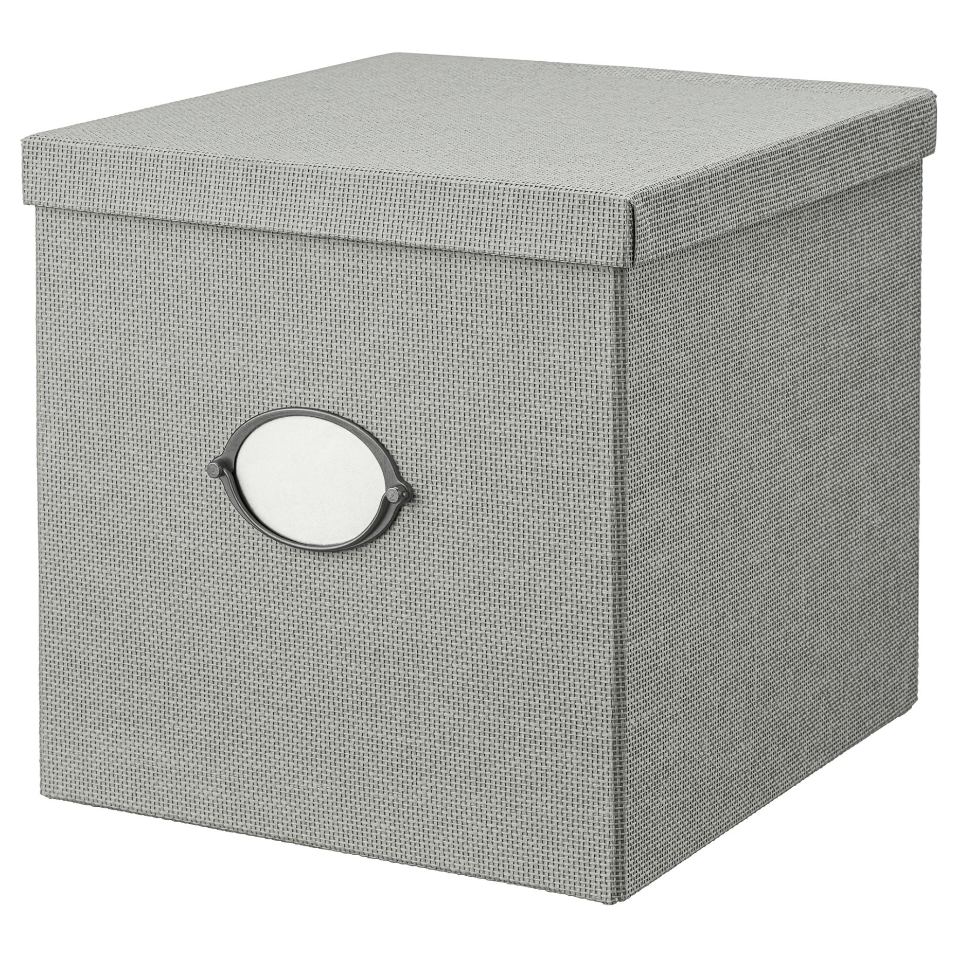 KVARNVIK, storage box with lid, 32x35x32 cm, 104.669.51
