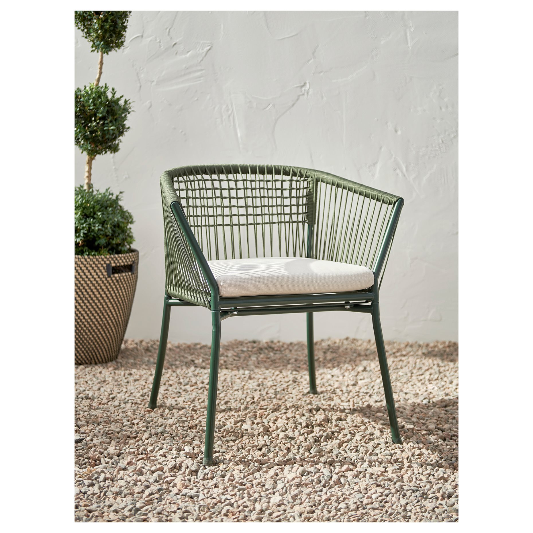 SEGERÖN, chair with armrests, outdoor, 105.147.54