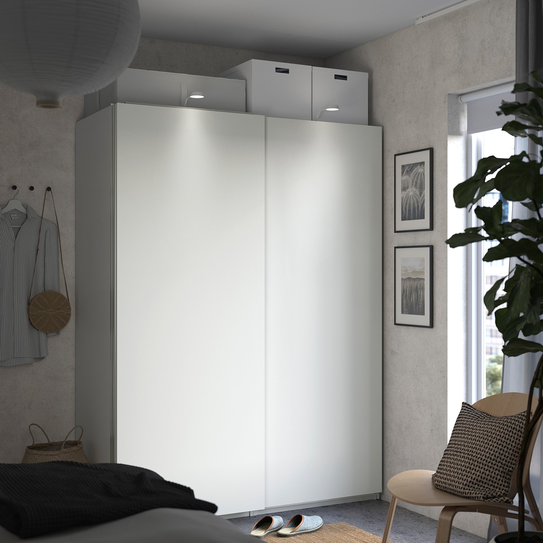 HASVIK, pair of sliding doors, 150x201 cm, 105.215.37