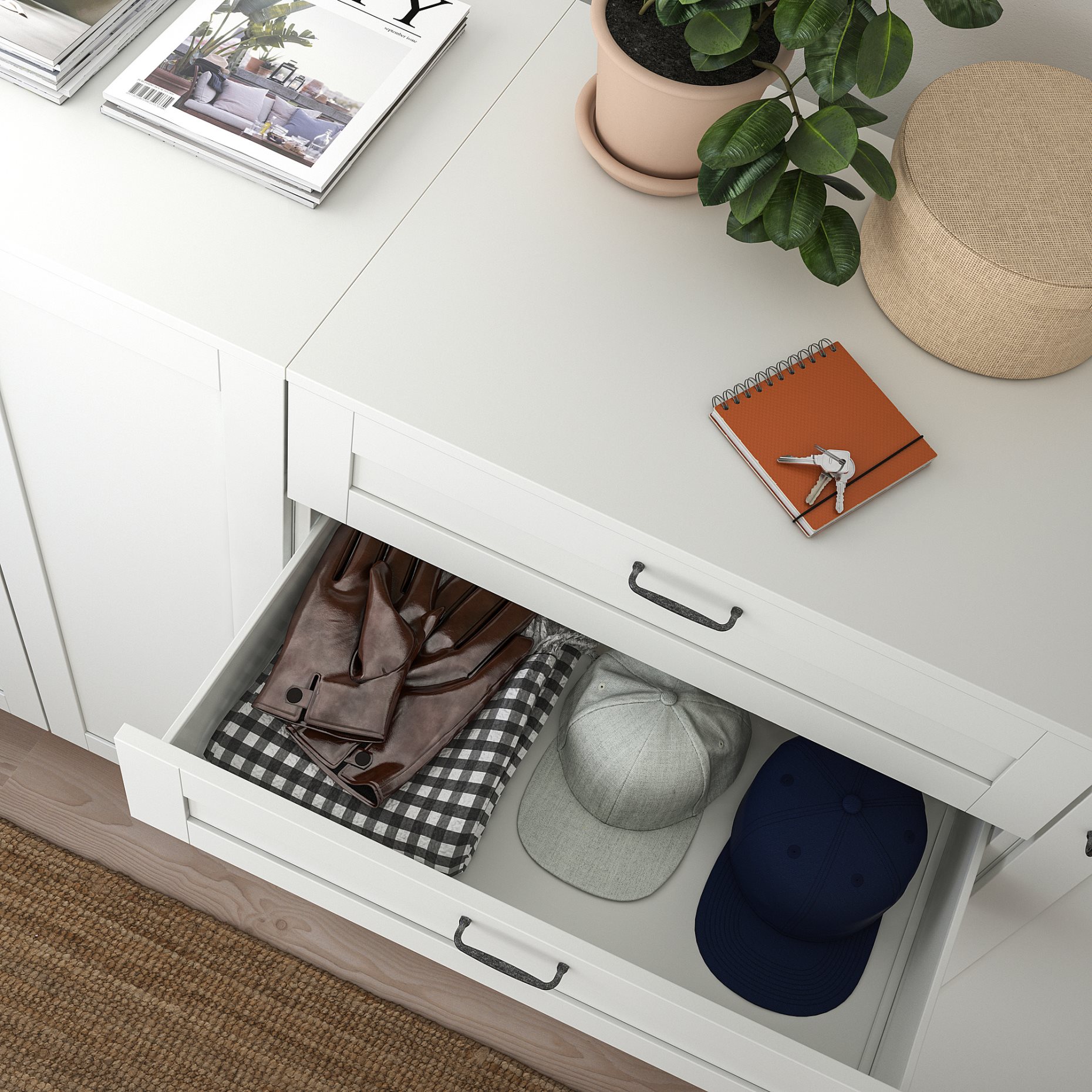 SANNIDAL, drawer front, 60x20 cm, 105.264.55