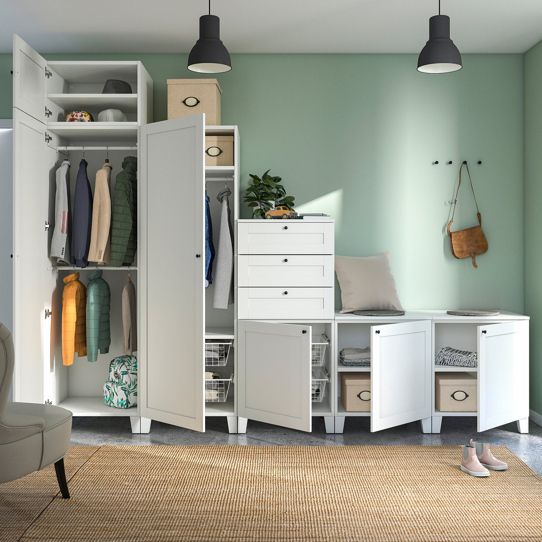 SANNIDAL, drawer front, 60x20 cm, 105.264.55