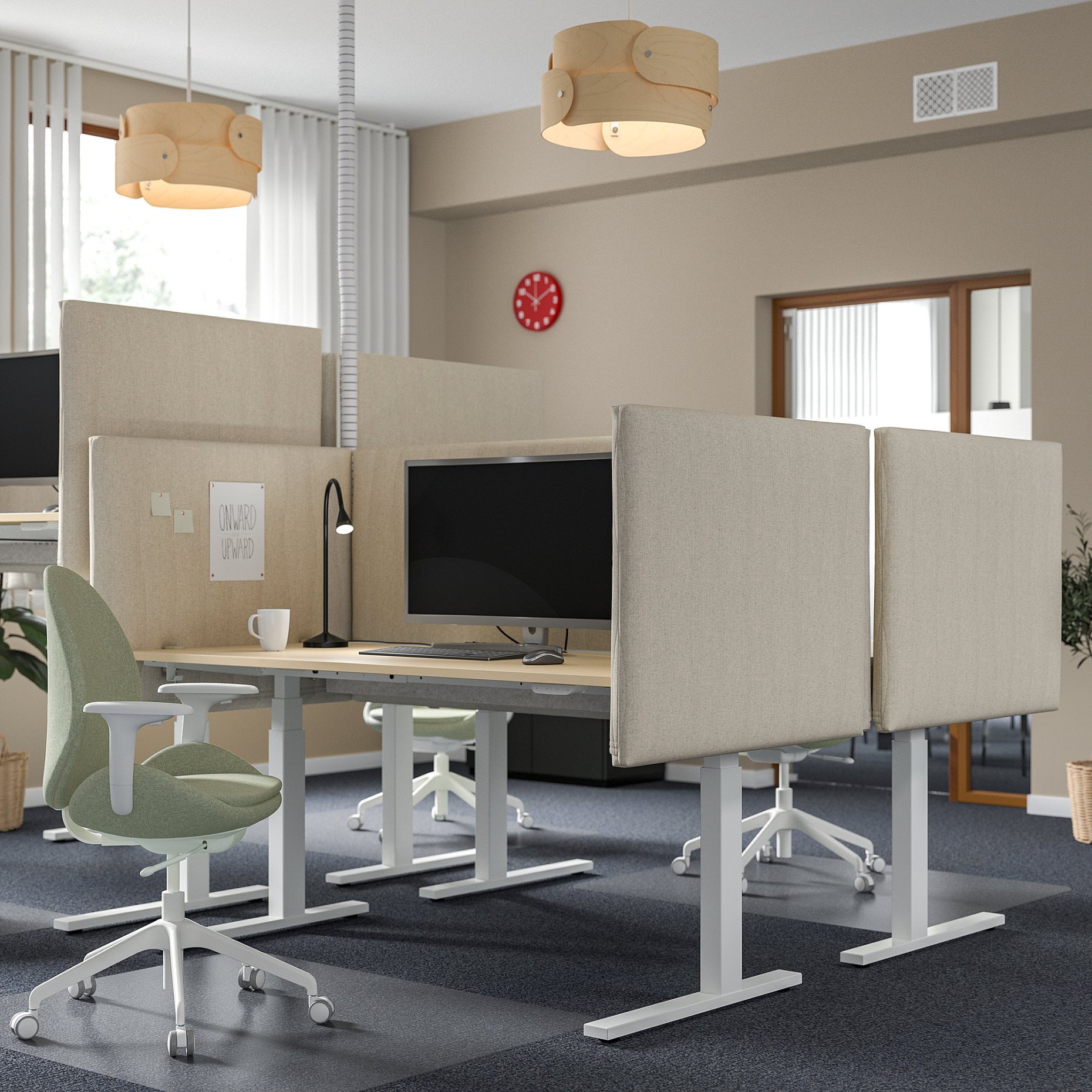 MITTZON, acoustic screen for desk, 90x72 cm, 105.282.18