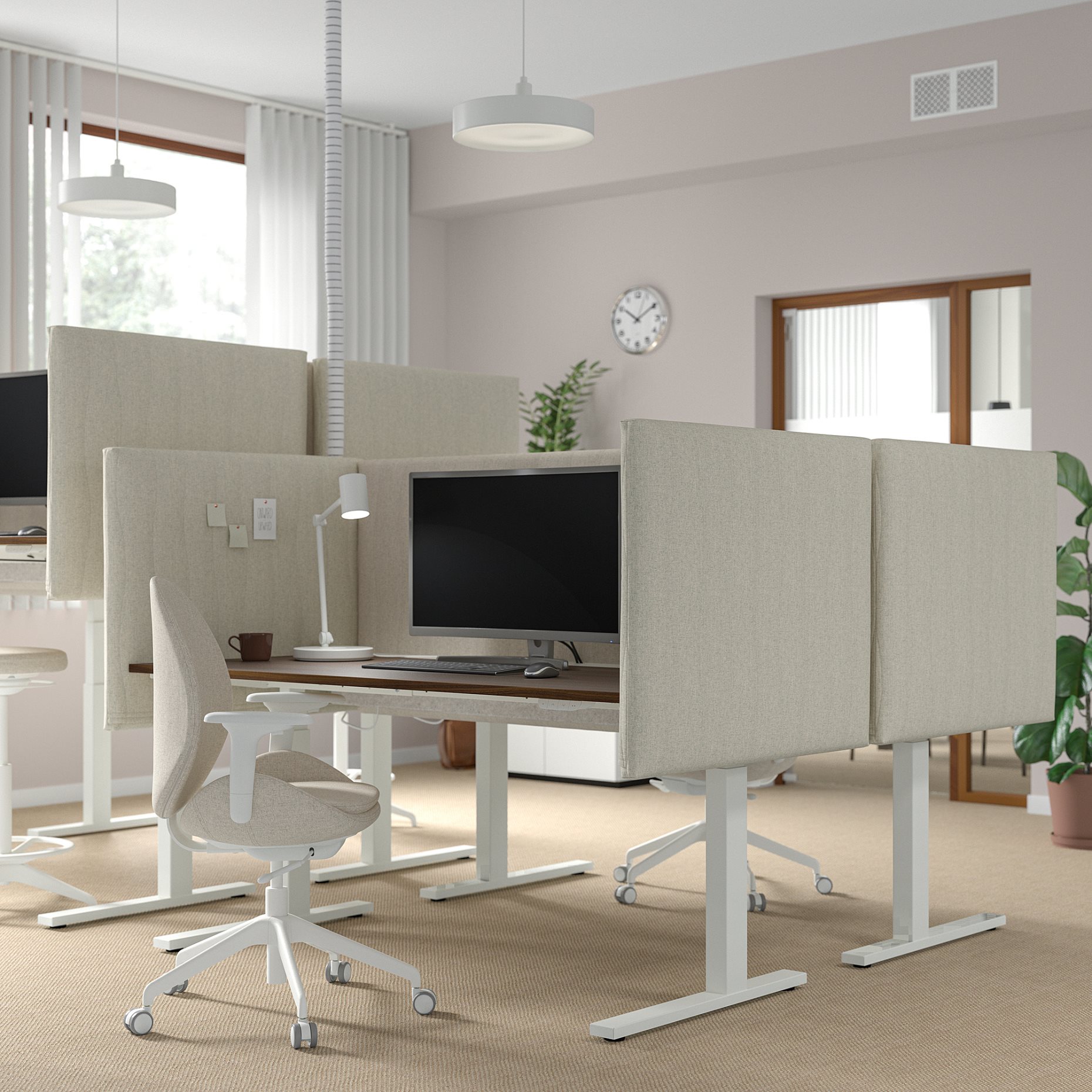 MITTZON, acoustic screen for desk, 70x72 cm, 105.282.23