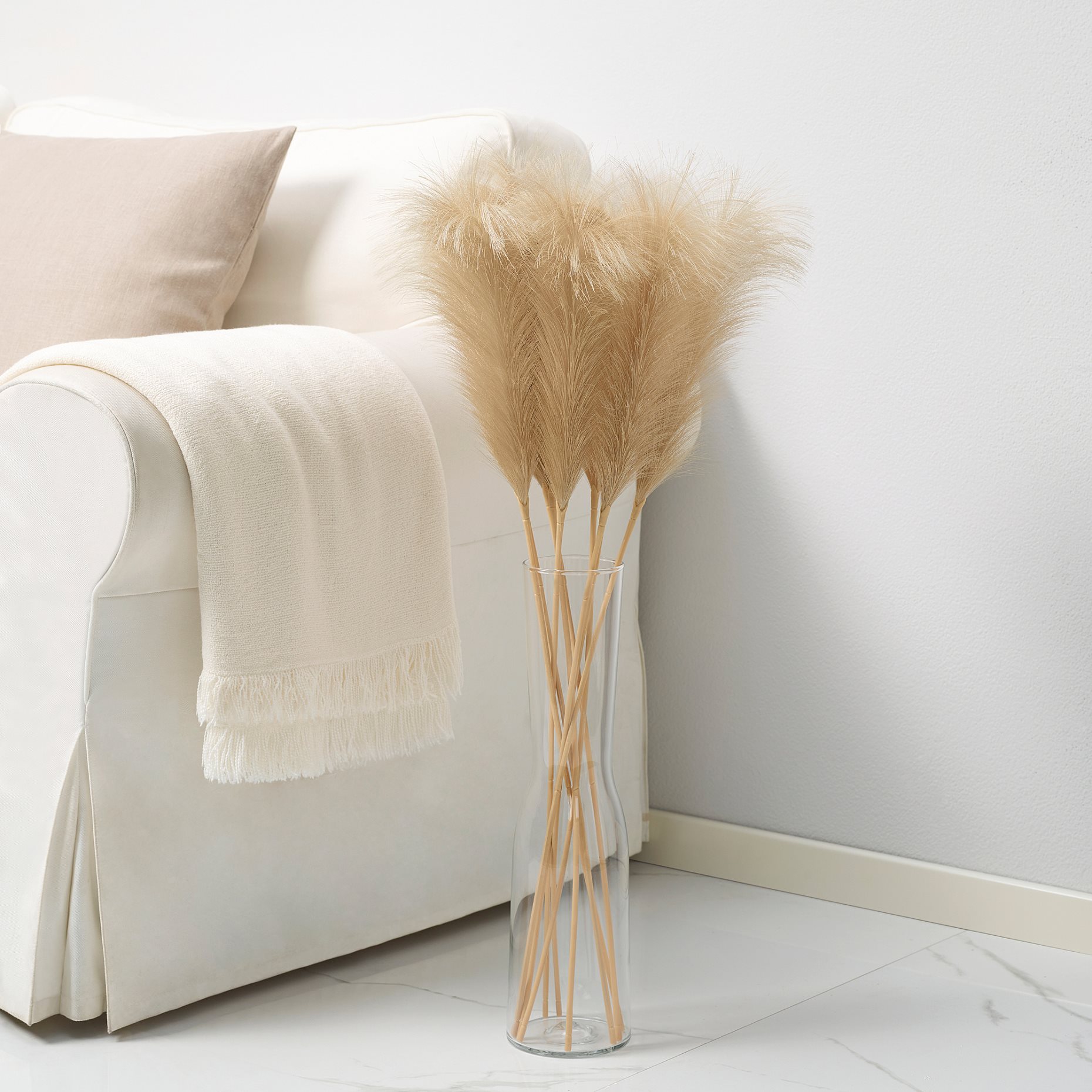 SMYCKA, artificial flower/Pampas grass, 86 cm, 105.303.58